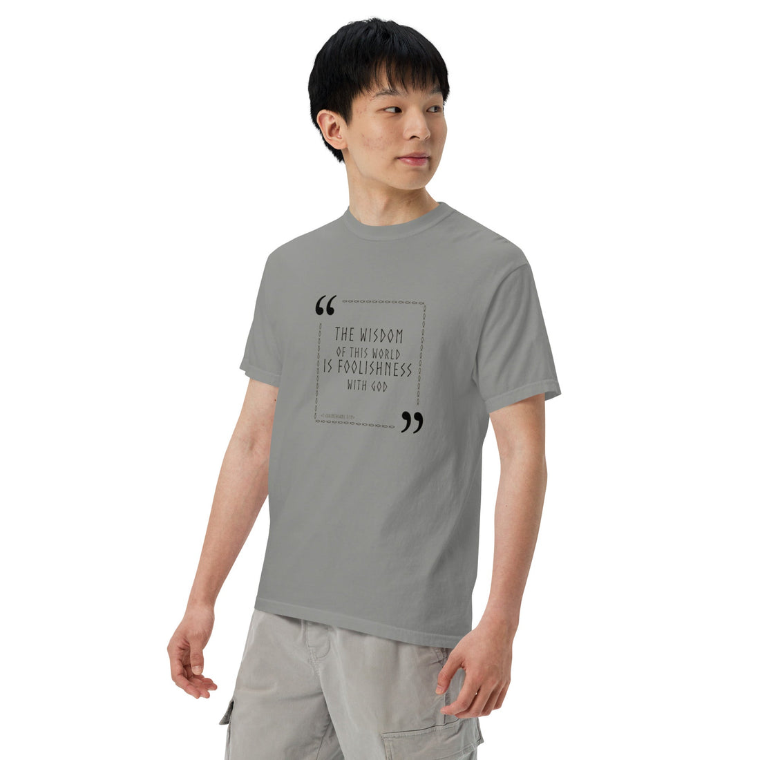Unisex garment - dyed heavyweight t-shirt - Divine Janisal Design