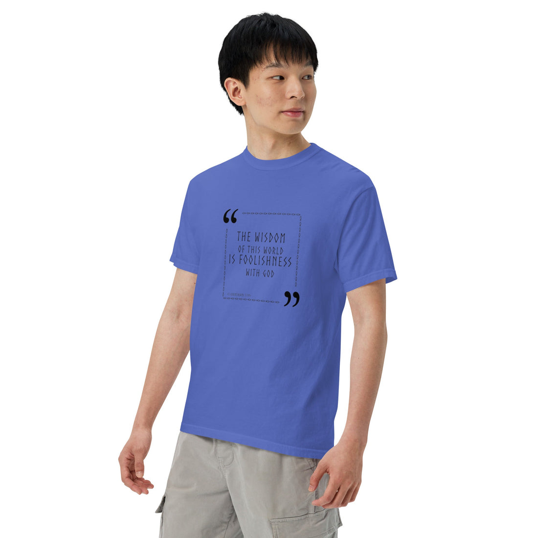 Unisex garment - dyed heavyweight t-shirt - Divine Janisal Design