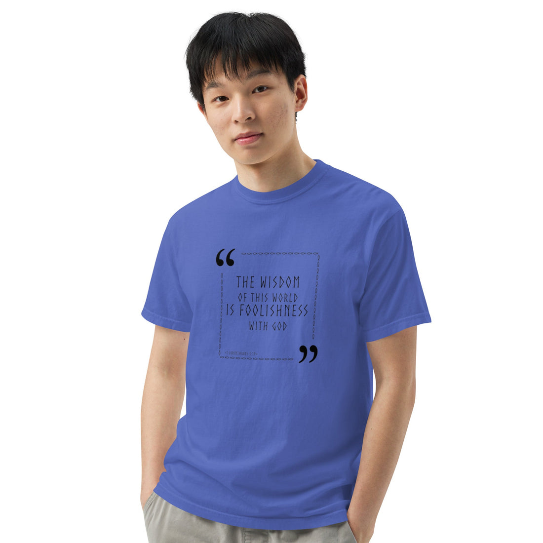 Unisex garment - dyed heavyweight t-shirt - Divine Janisal Design