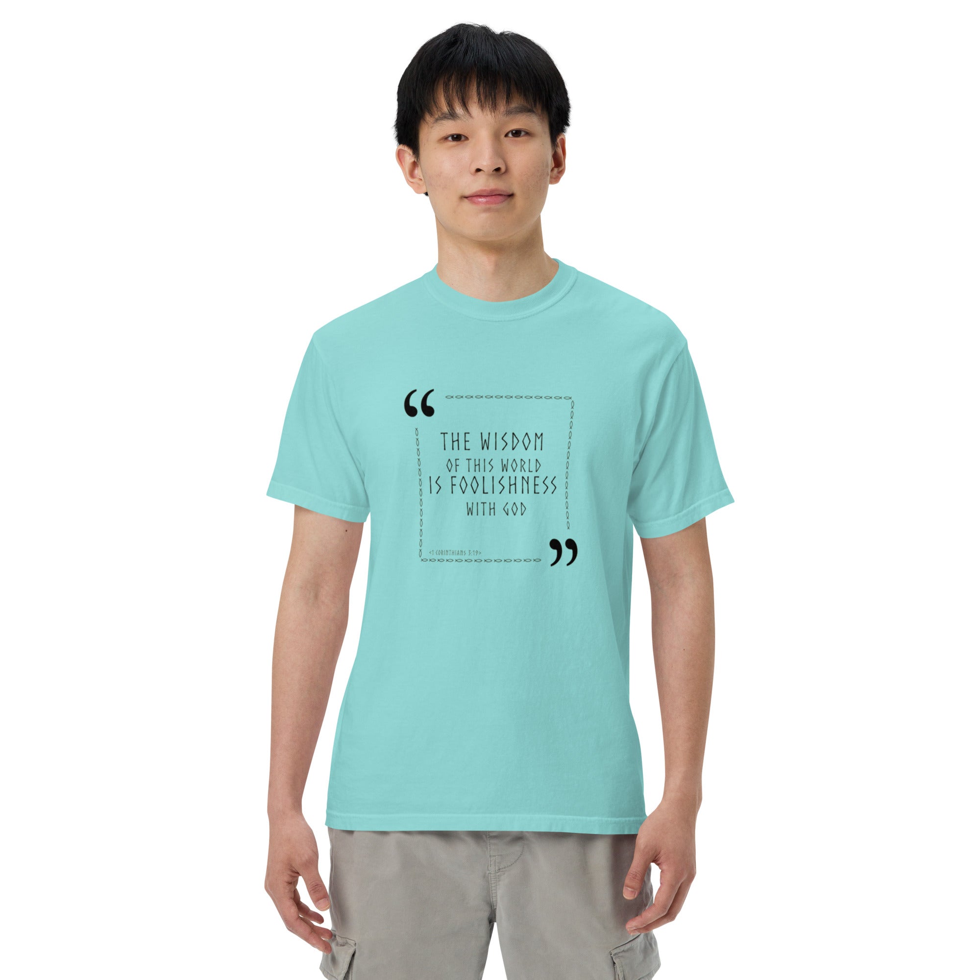 Unisex garment - dyed heavyweight t-shirt - Divine Janisal Design