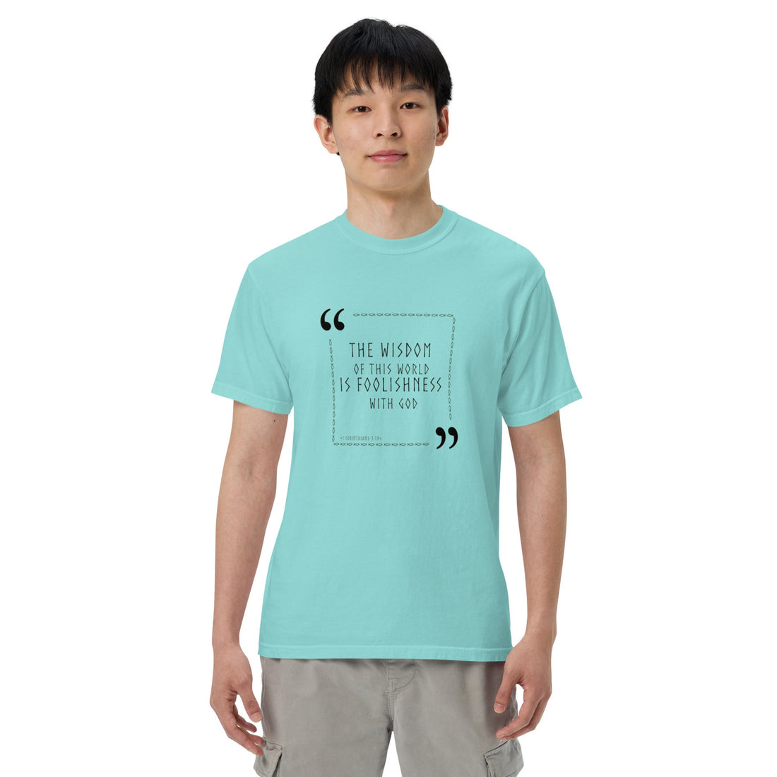Unisex garment - dyed heavyweight t-shirt - Divine Janisal Design