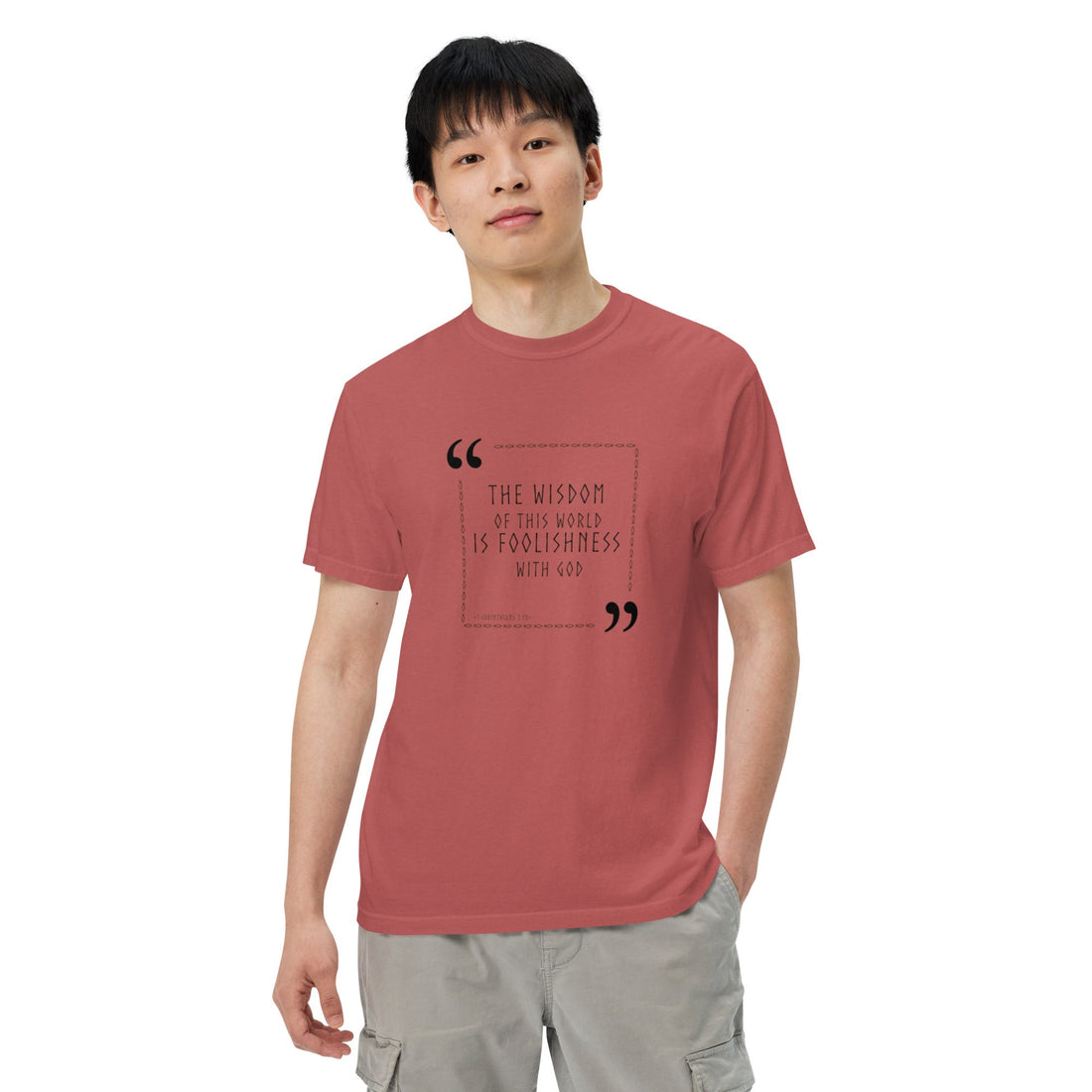 Unisex garment - dyed heavyweight t-shirt - Divine Janisal Design