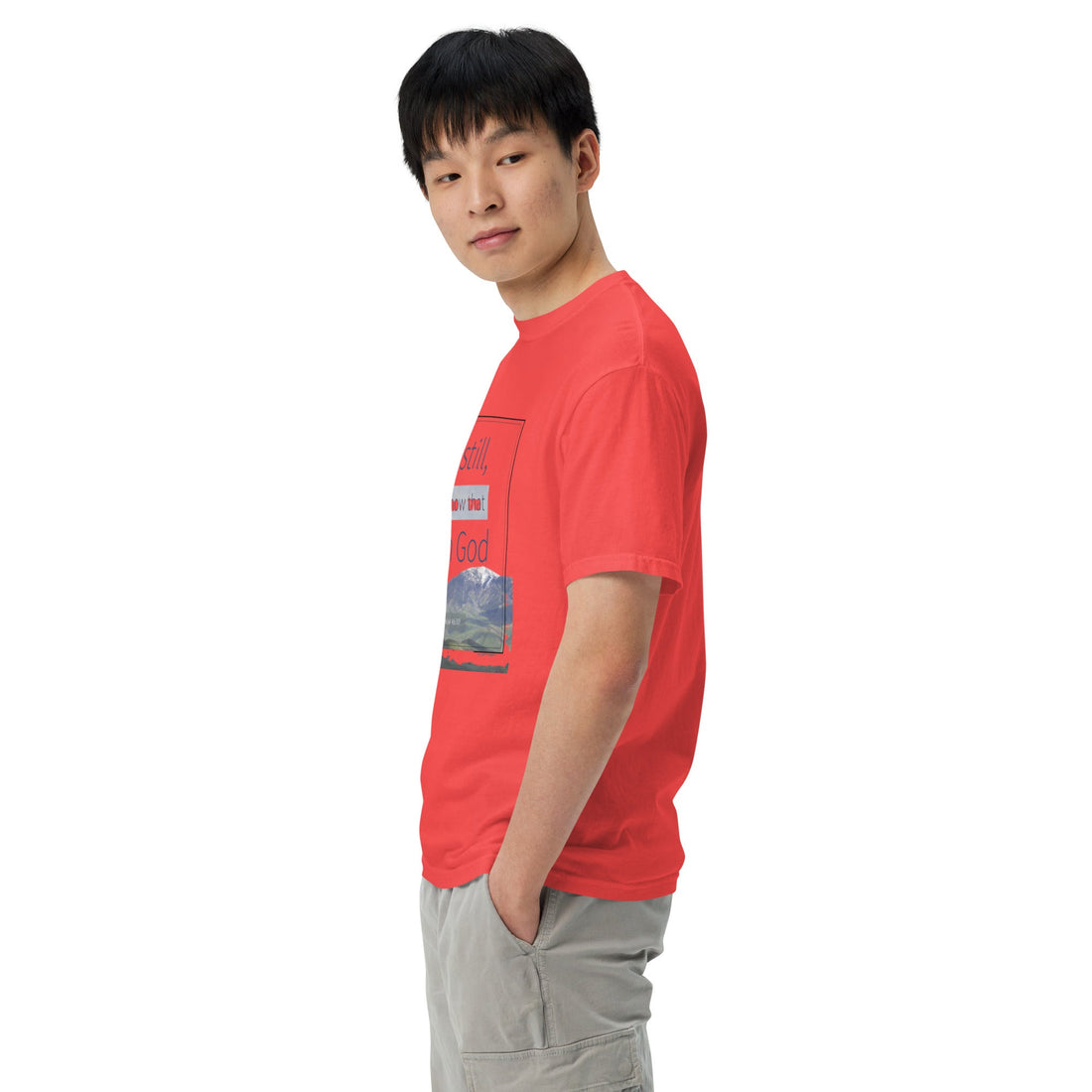 Unisex garment - dyed heavyweight t-shirt - Divine Janisal Design