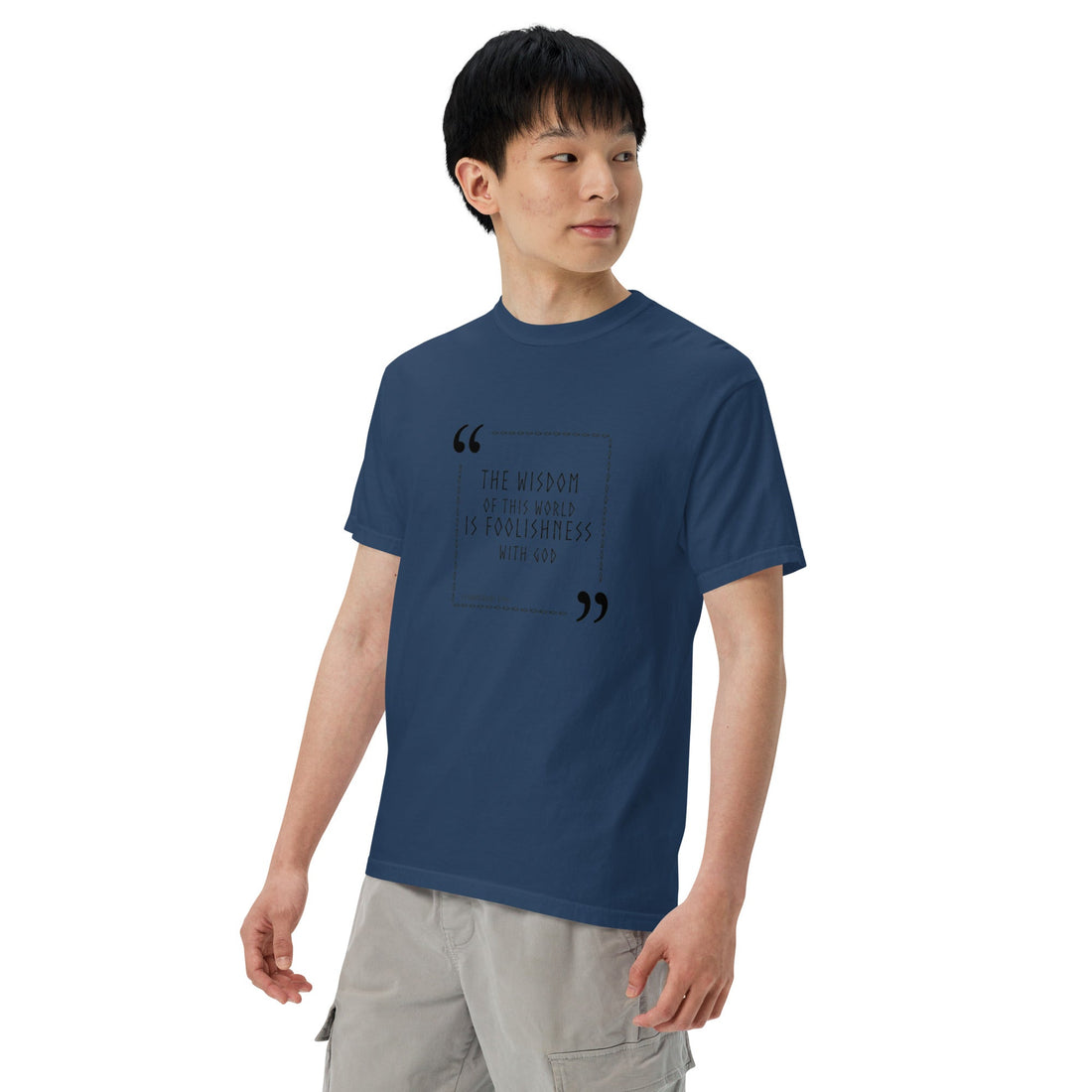 Unisex garment - dyed heavyweight t-shirt - Divine Janisal Design