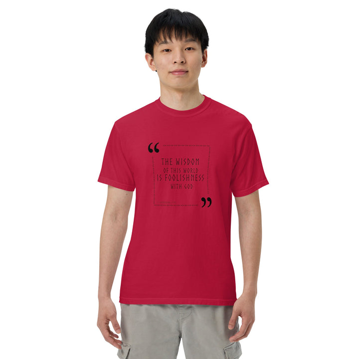 Unisex garment - dyed heavyweight t-shirt - Divine Janisal Design