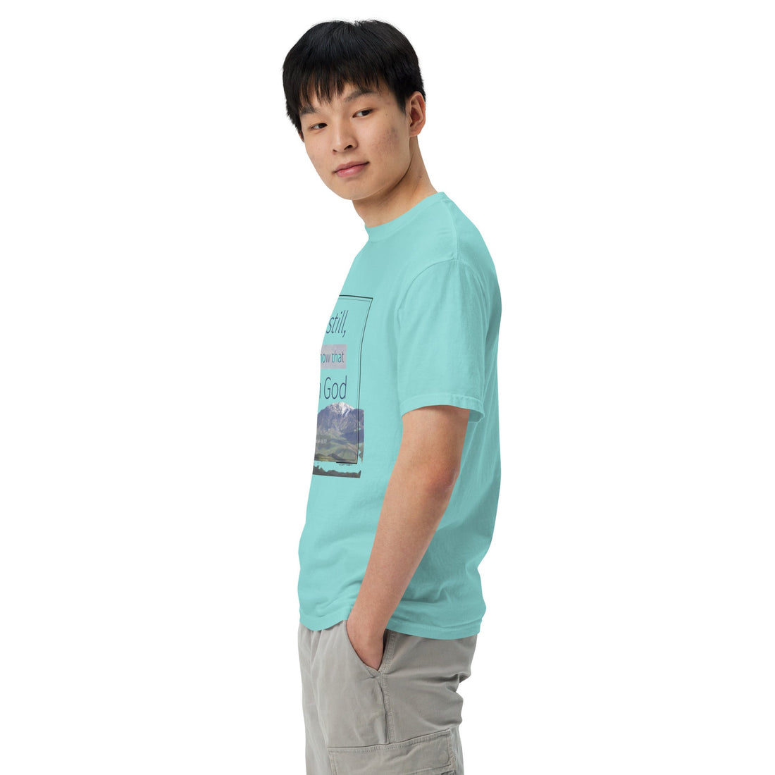 Unisex garment - dyed heavyweight t-shirt - Divine Janisal Design