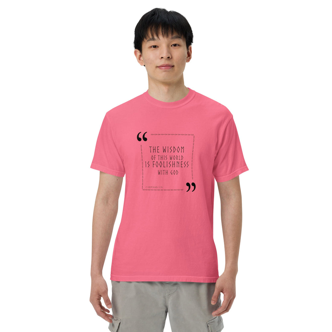 Unisex garment - dyed heavyweight t-shirt - Divine Janisal Design