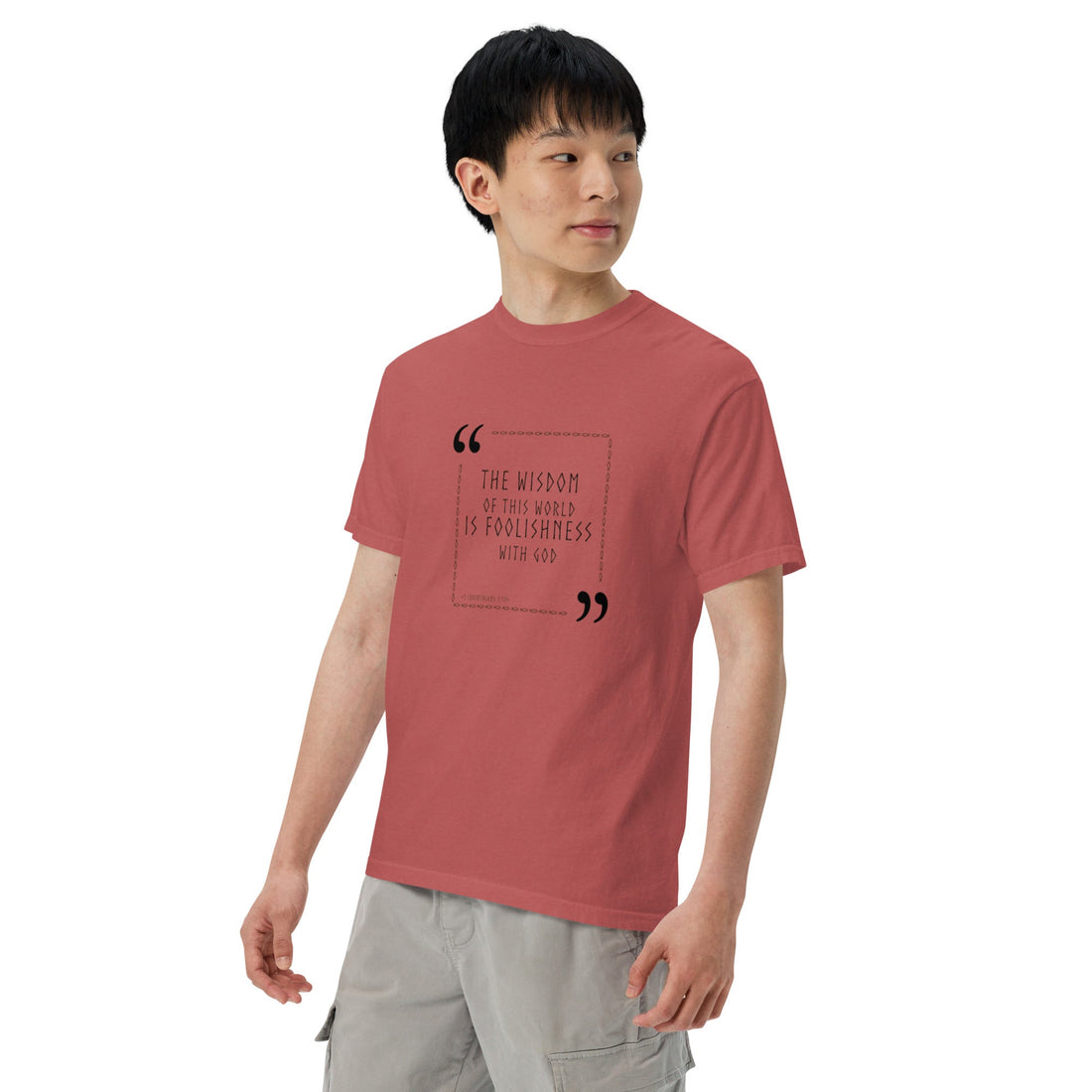 Unisex garment - dyed heavyweight t-shirt - Divine Janisal Design