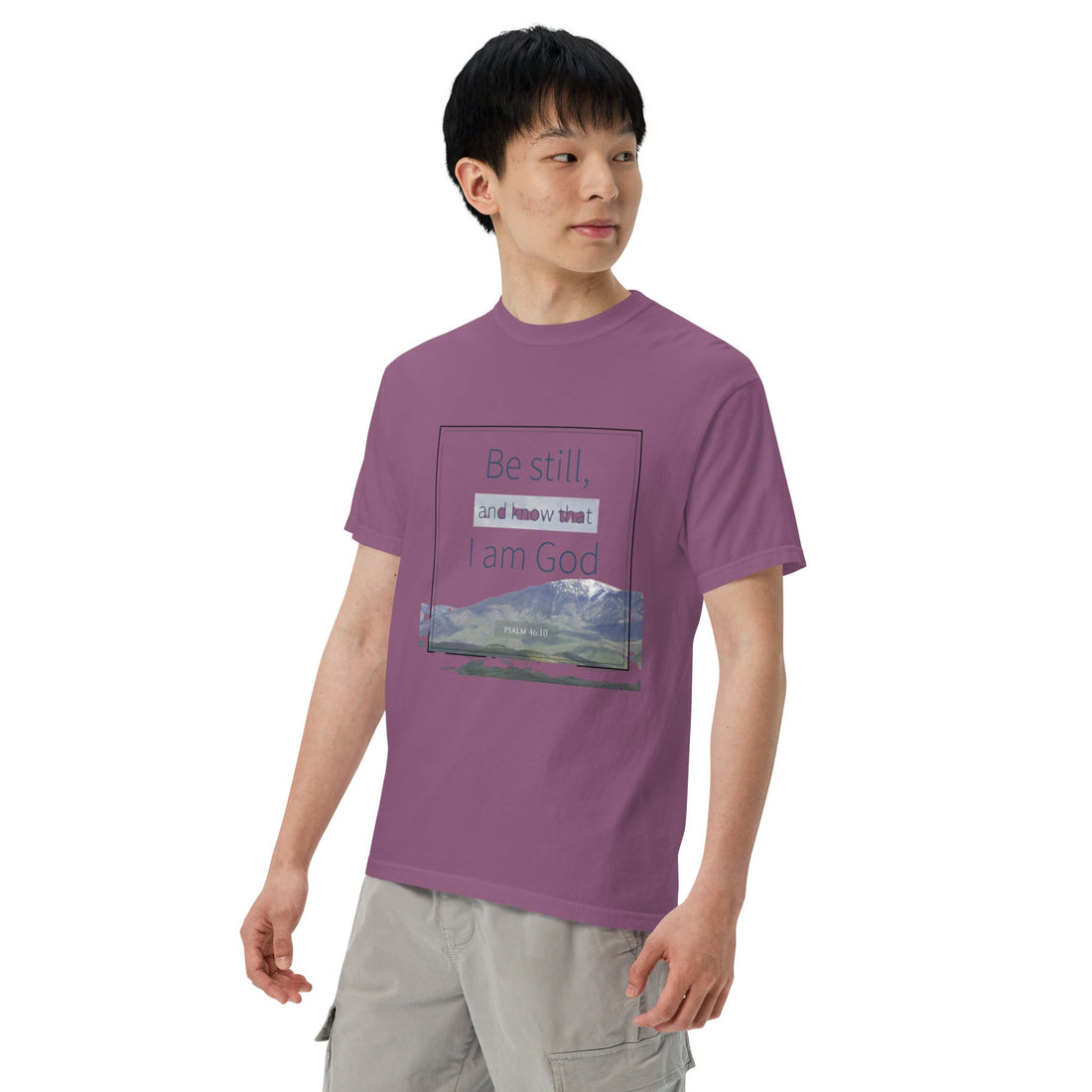 Unisex garment - dyed heavyweight t-shirt - Divine Janisal Design