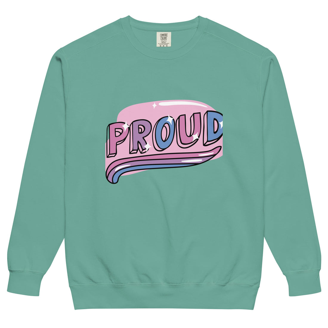Unisex garment - dyed sweatshirt - Divine Janisal Design