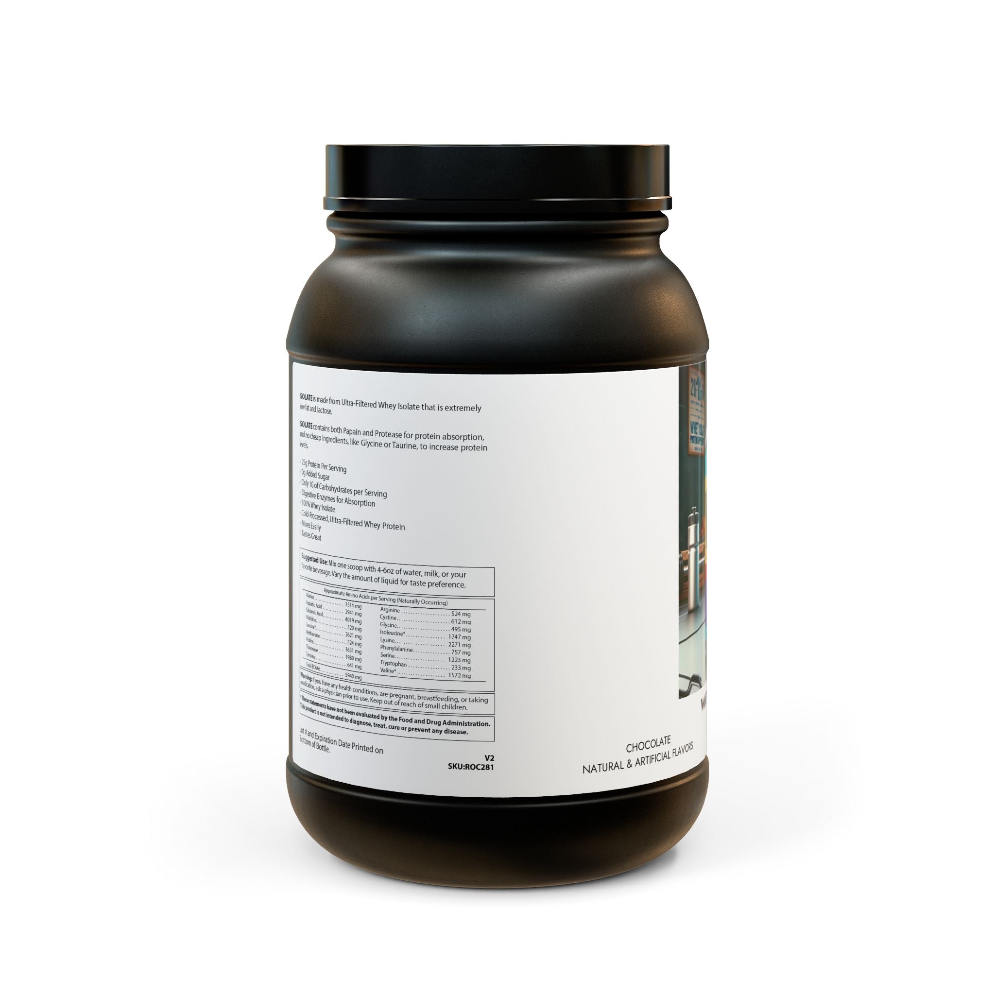 Whey Isolate Protein Supplement (907g, 2lb) - Divine Janisal Design