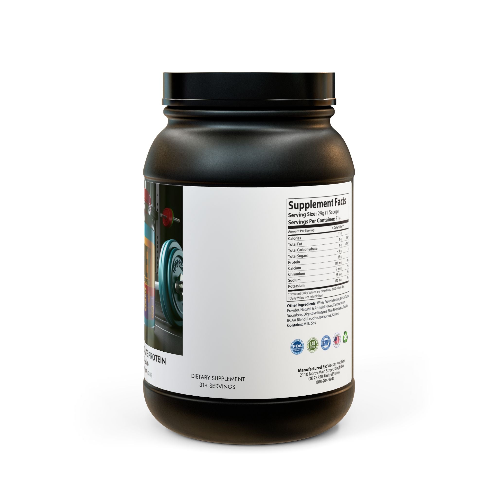 Whey Isolate Protein Supplement (907g, 2lb) - Divine Janisal Design