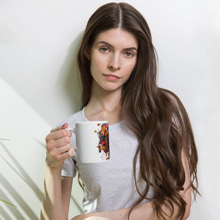 White glossy mug - Divine Janisal Design