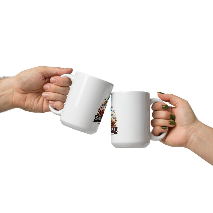 White glossy mug - Divine Janisal Design