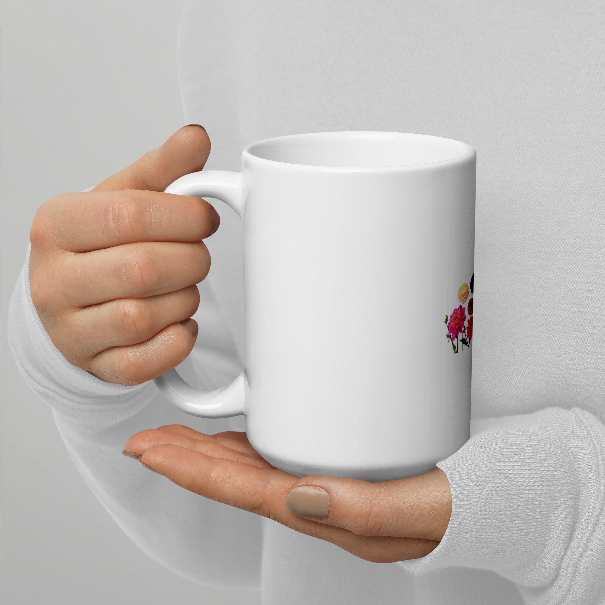 White glossy mug - Divine Janisal Design