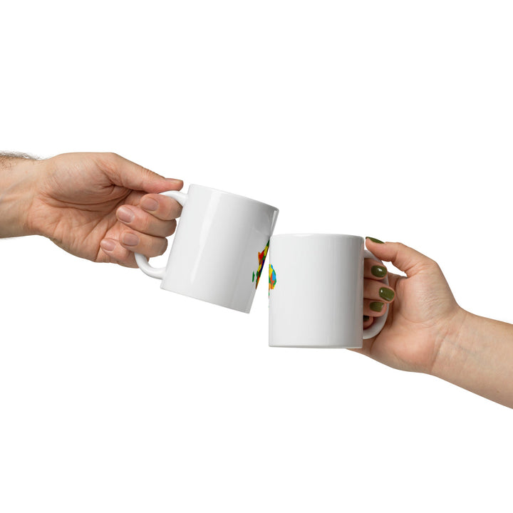 White glossy mug - Divine Janisal Design