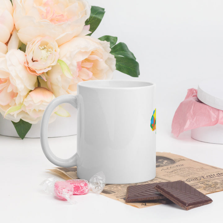 White glossy mug - Divine Janisal Design