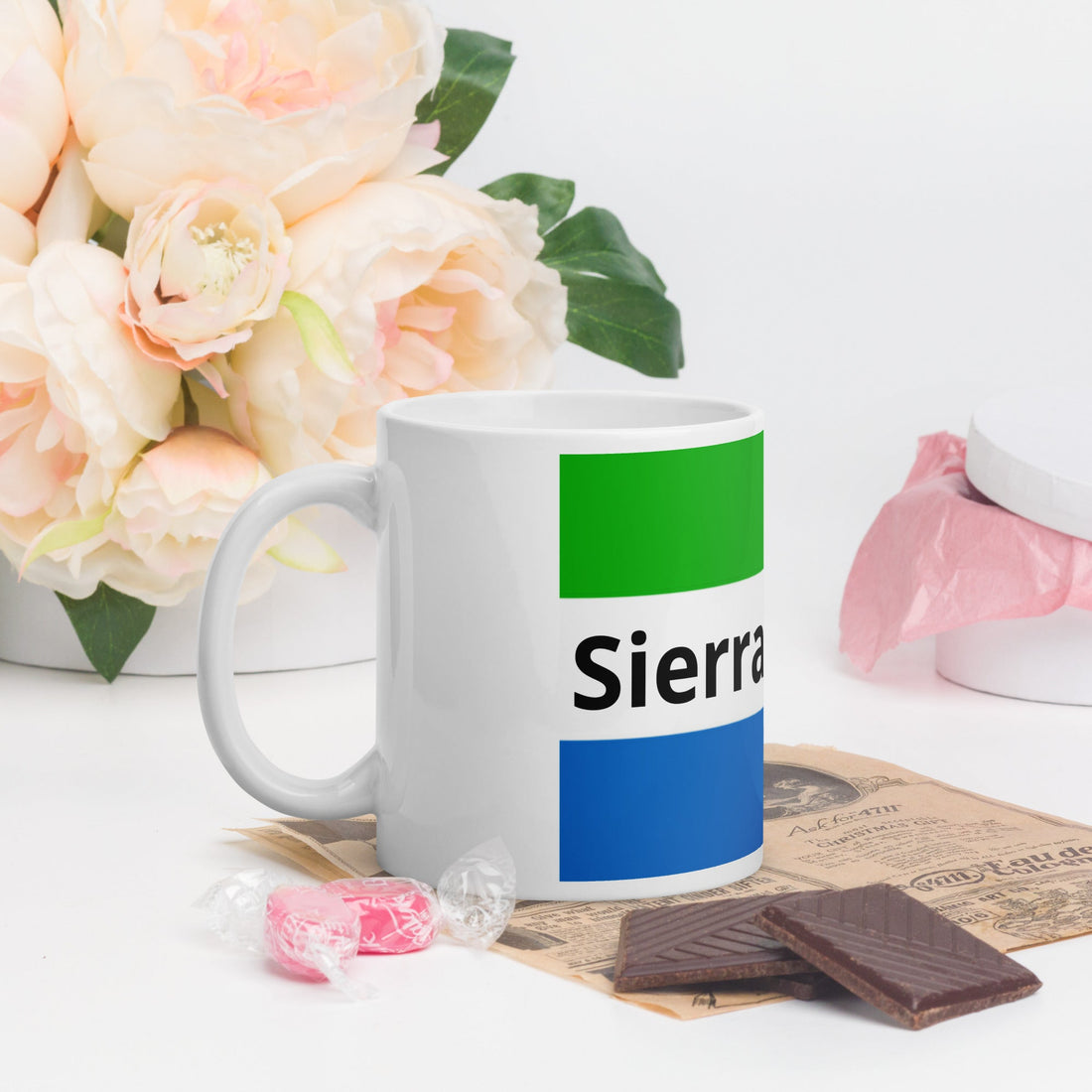 White glossy mug - Divine Janisal Design