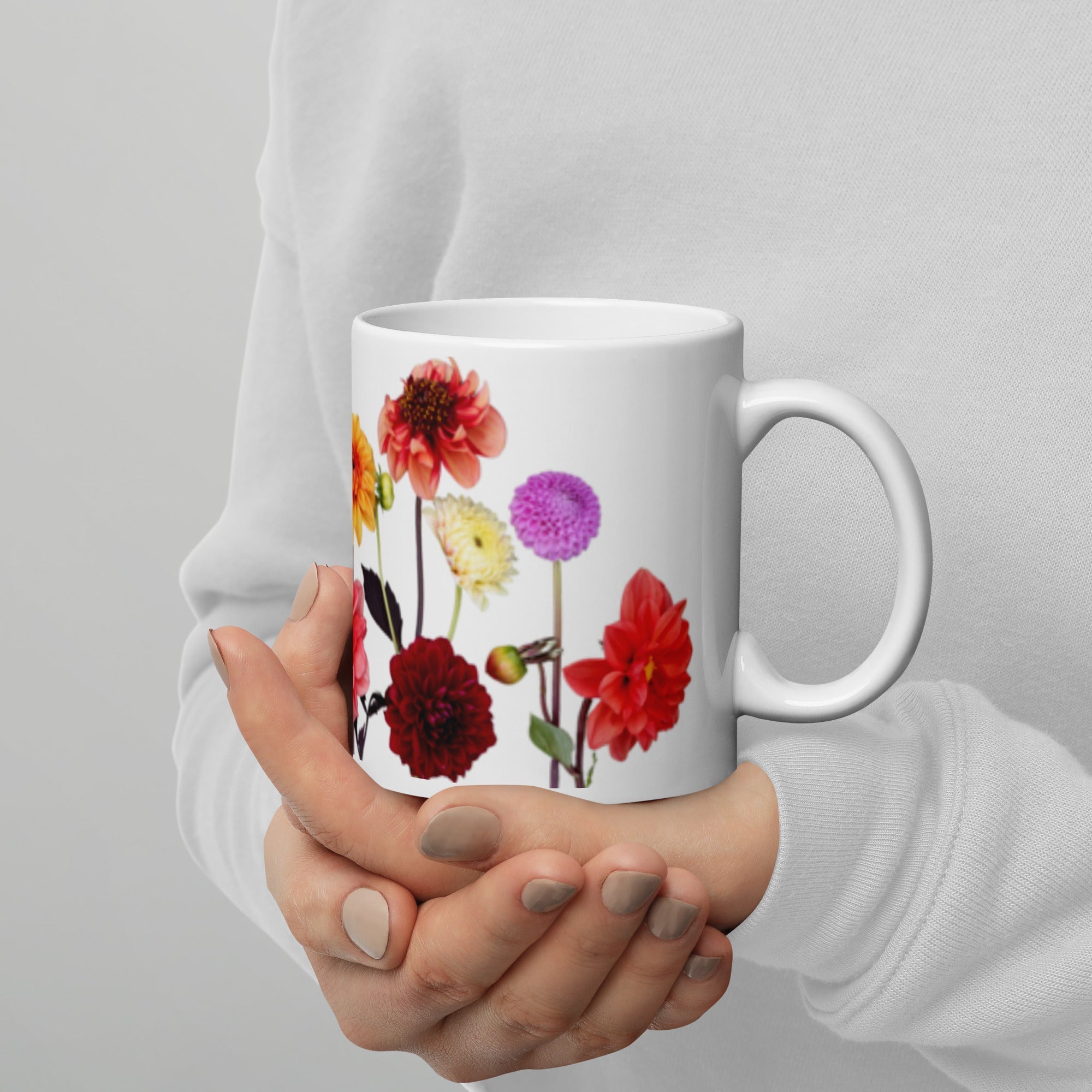 White glossy mug - Divine Janisal Design