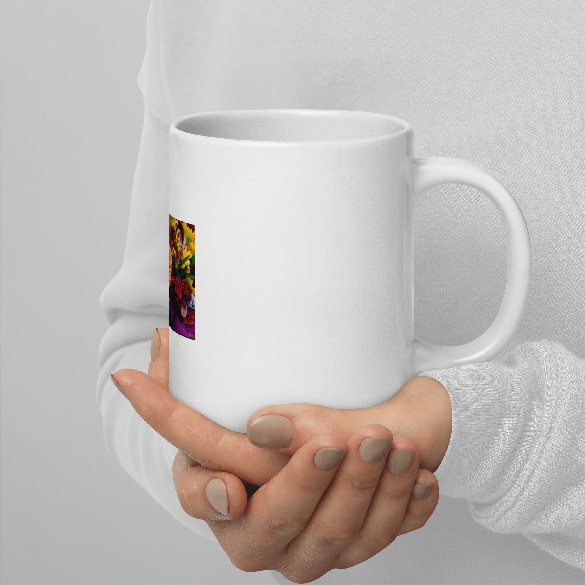 White glossy mug - Divine Janisal Design