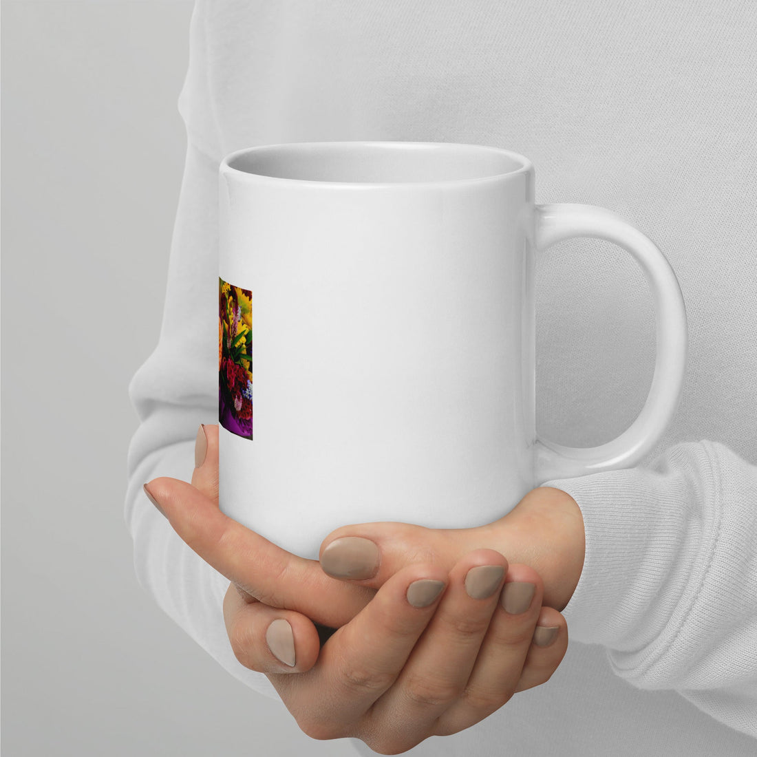 White glossy mug - Divine Janisal Design