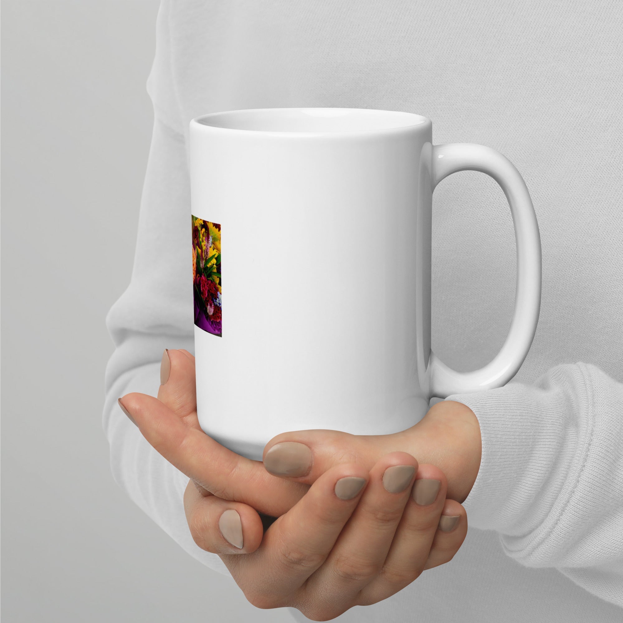 White glossy mug - Divine Janisal Design