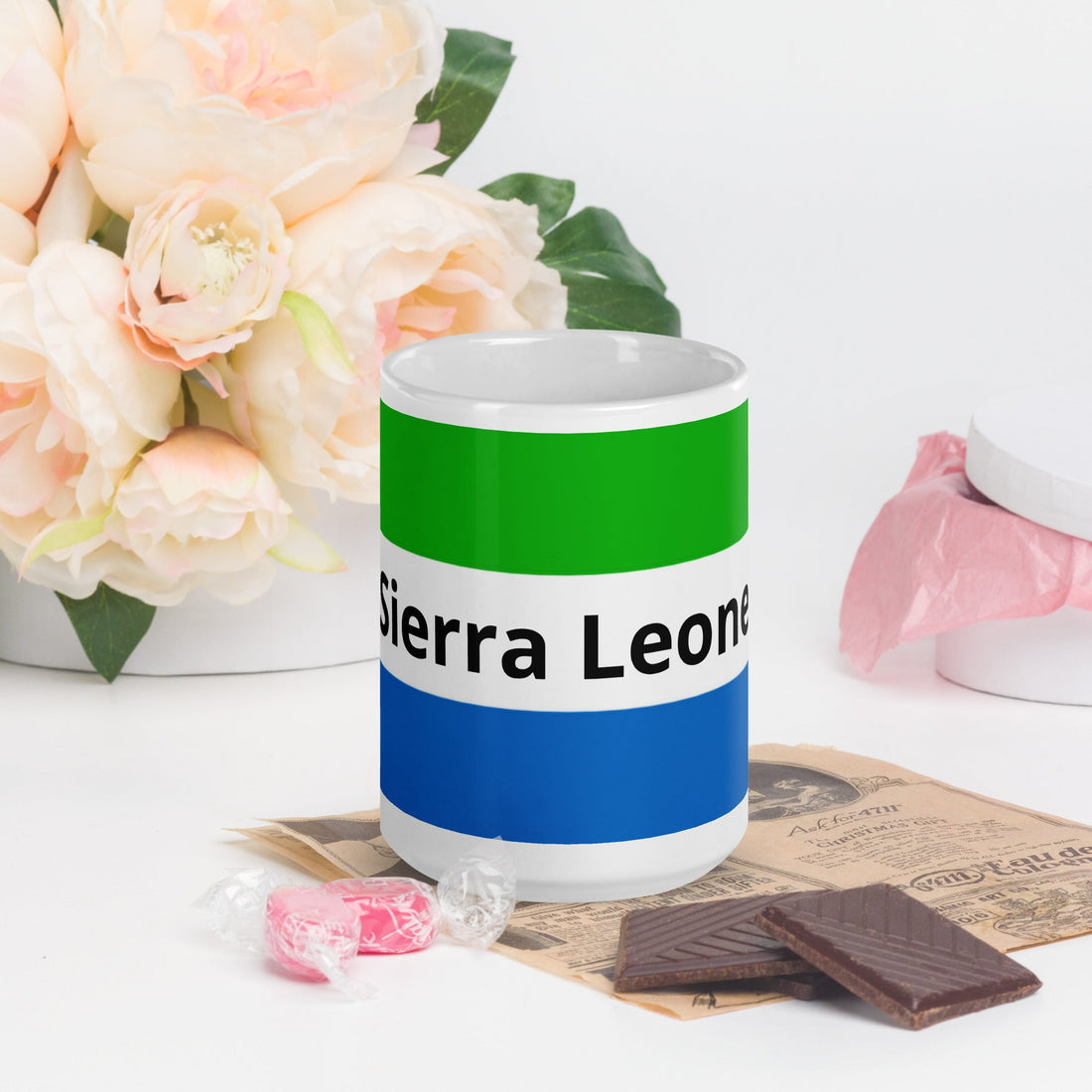 White glossy mug - Divine Janisal Design