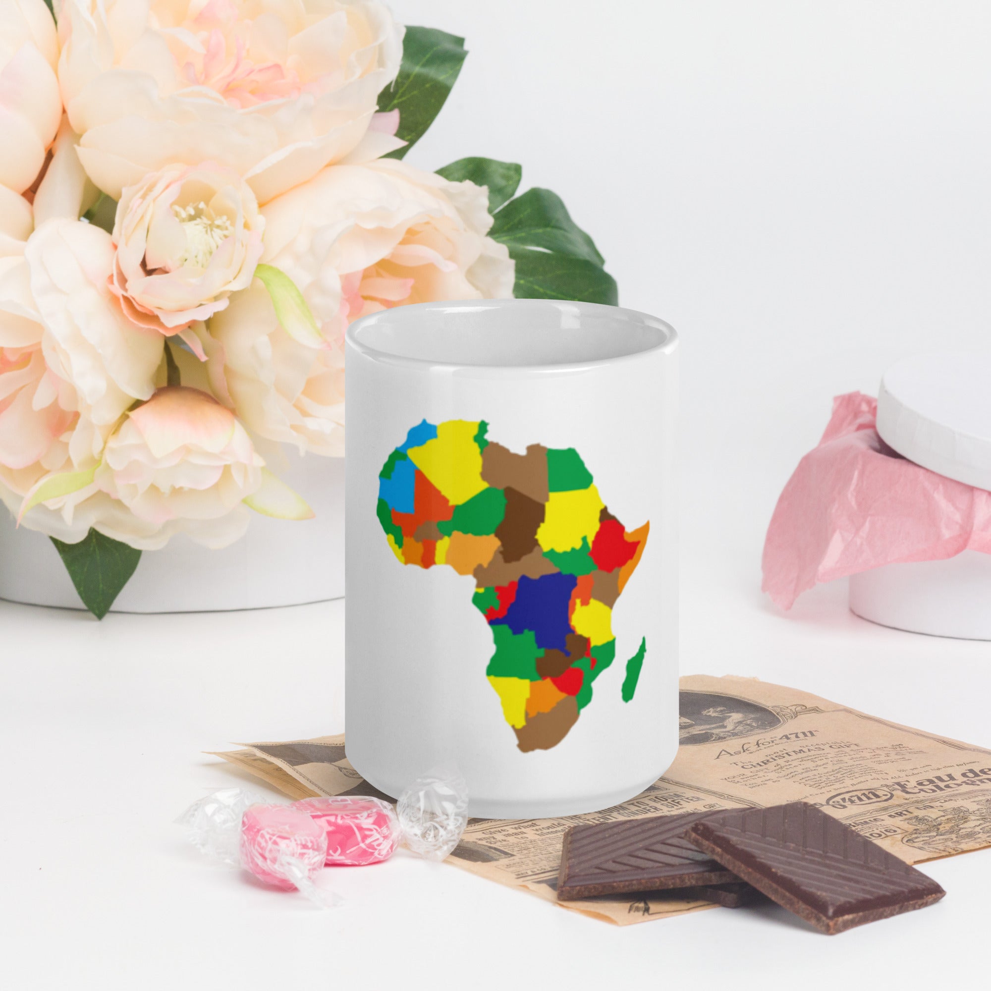 White glossy mug - Divine Janisal Design