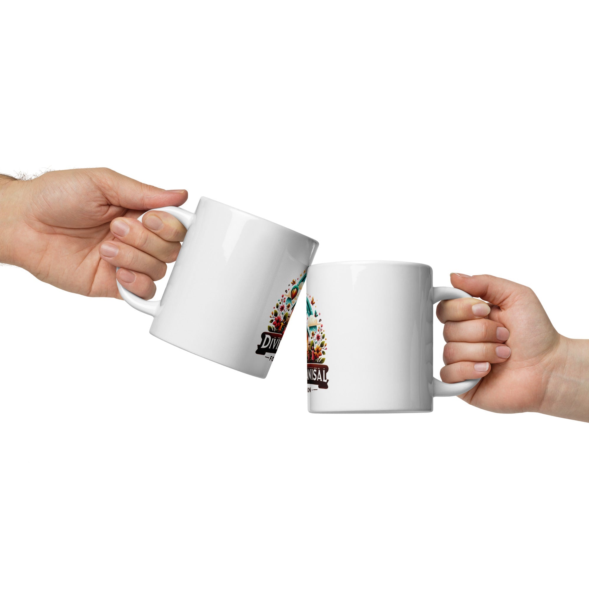 White glossy mug - Divine Janisal Design