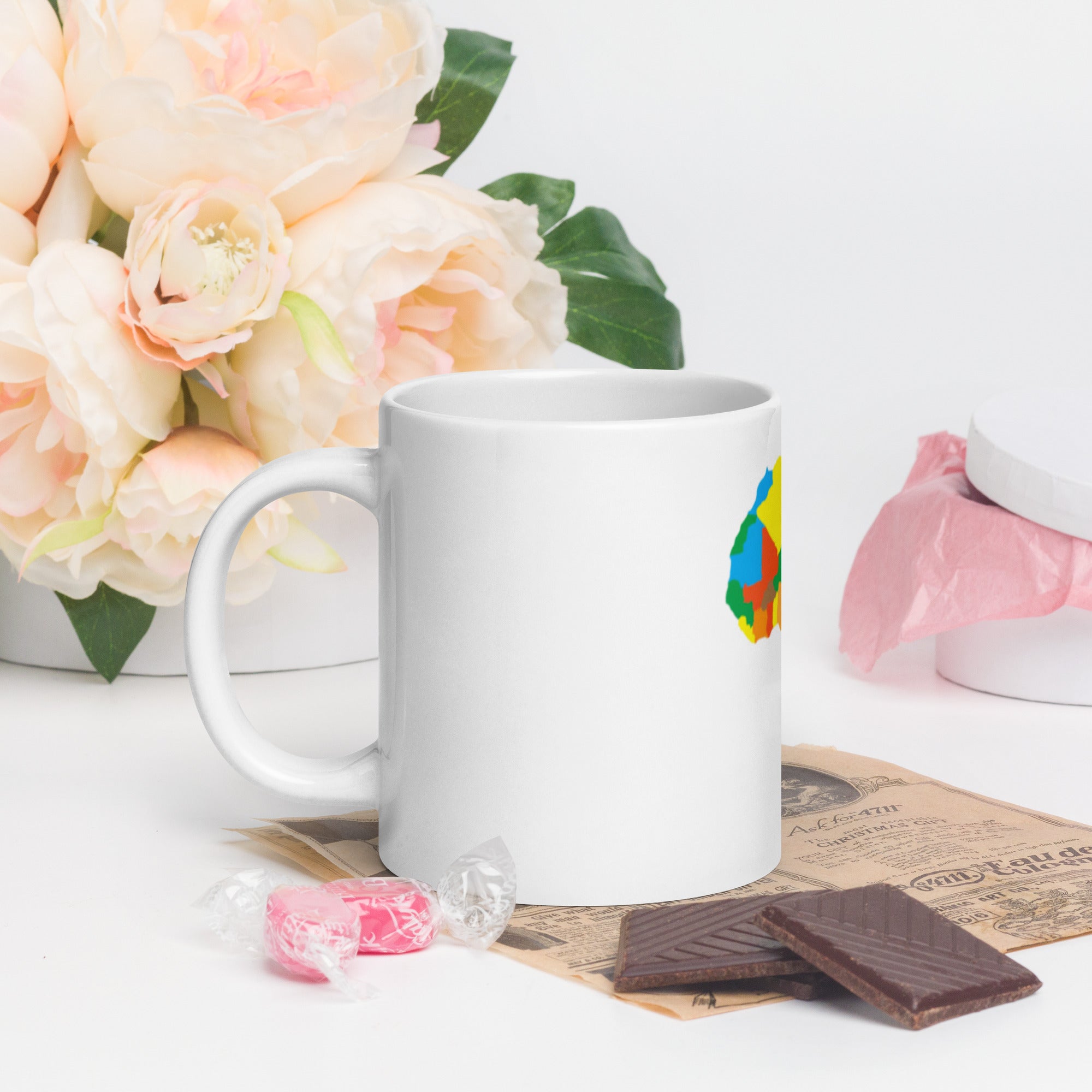 White glossy mug - Divine Janisal Design