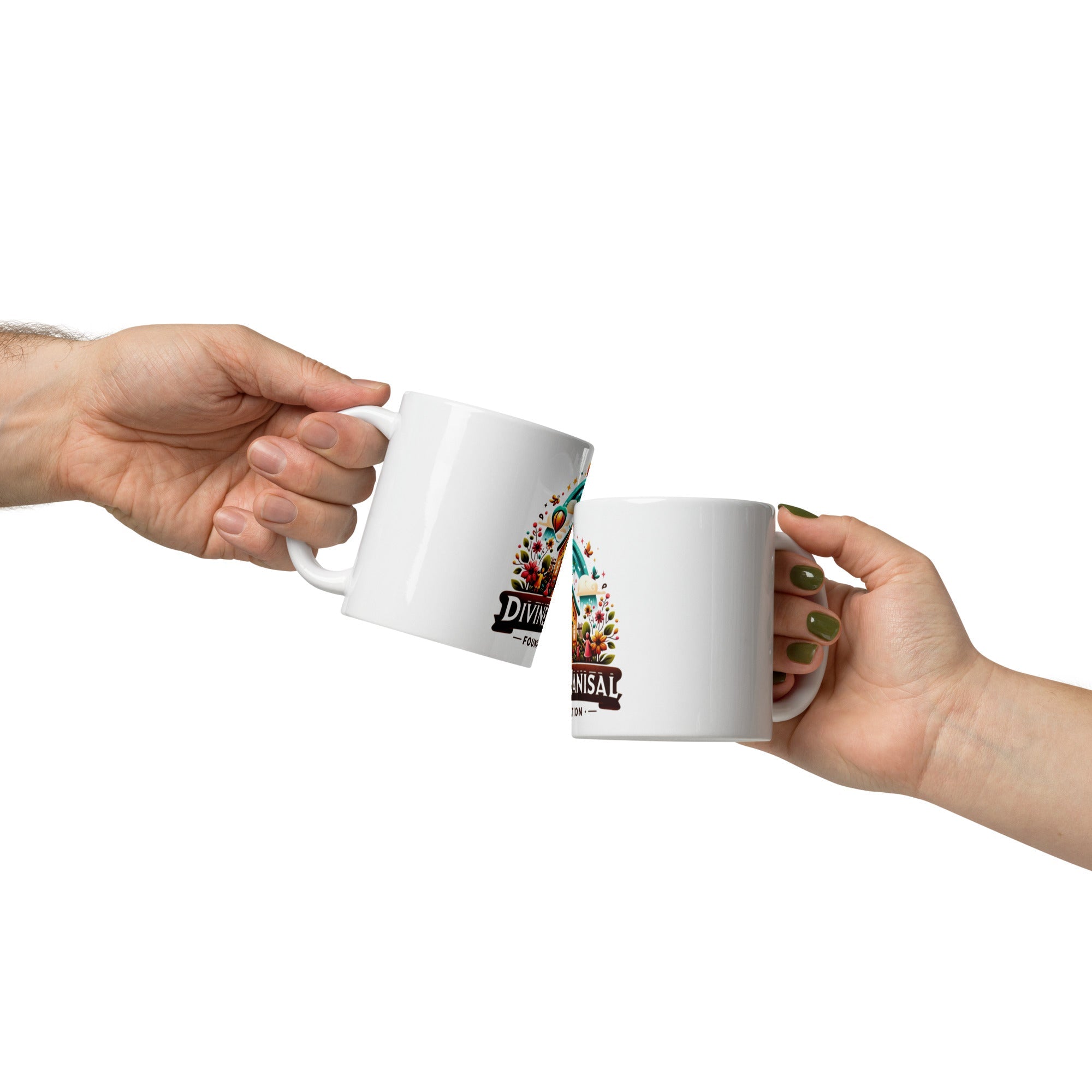 White glossy mug - Divine Janisal Design