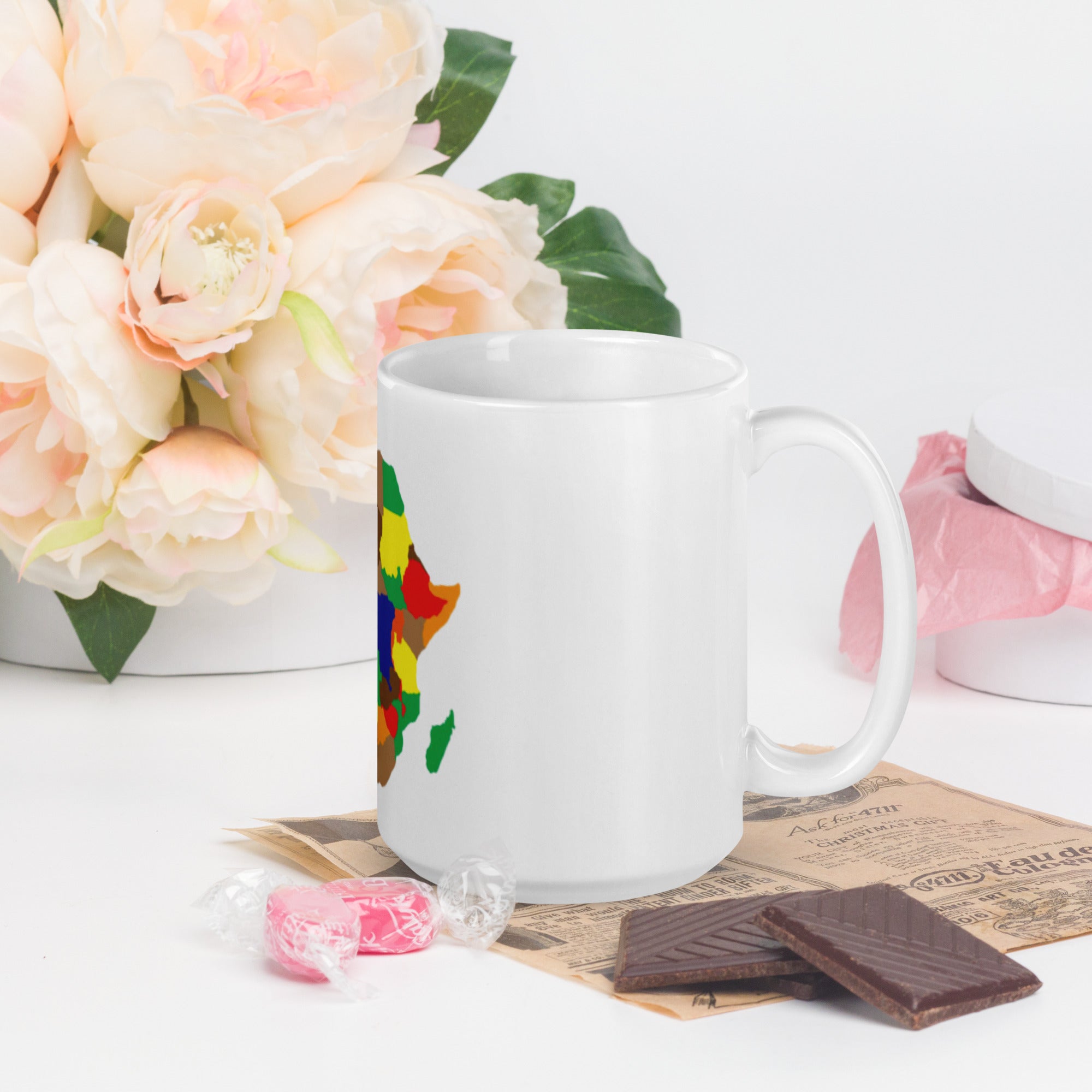 White glossy mug - Divine Janisal Design