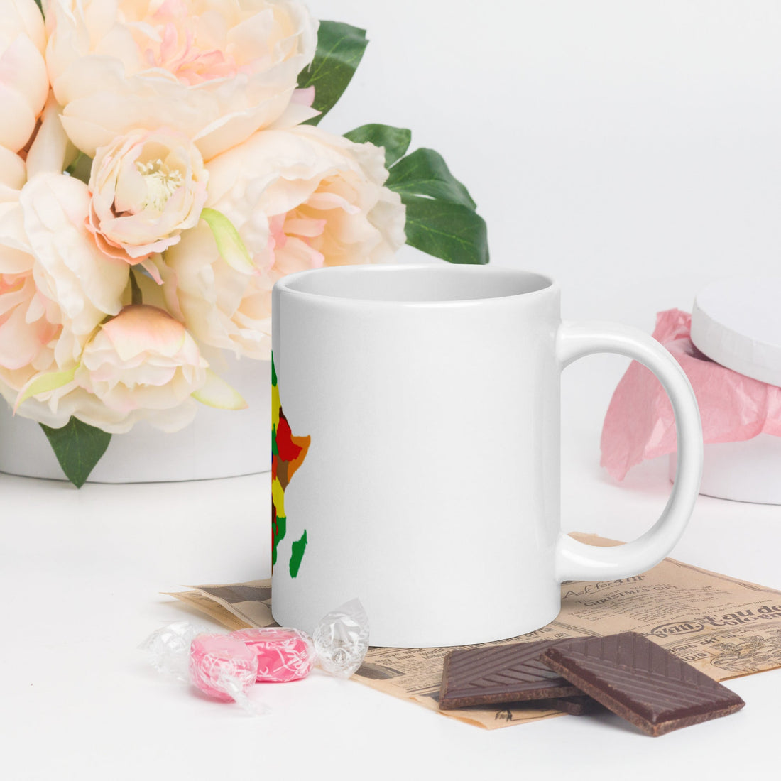 White glossy mug - Divine Janisal Design
