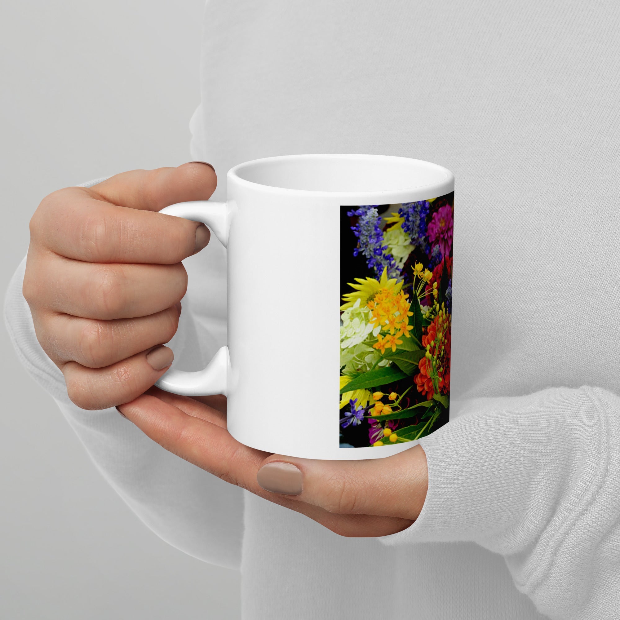 White glossy mug - Divine Janisal Design