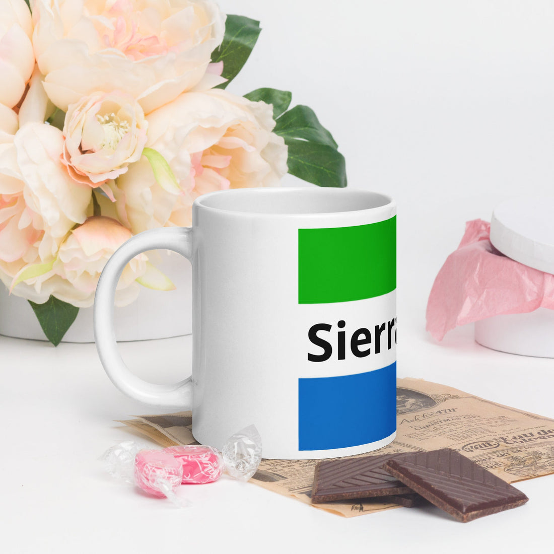 White glossy mug - Divine Janisal Design