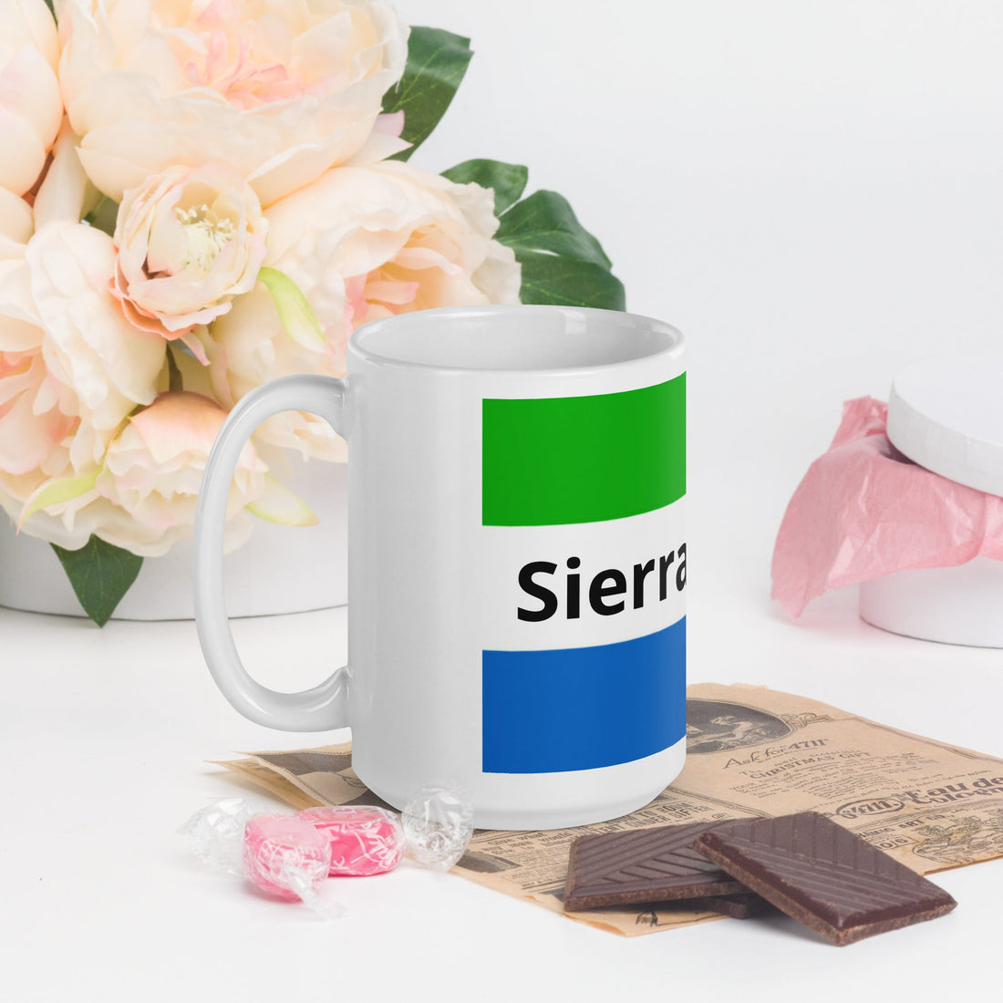 White glossy mug - Divine Janisal Design