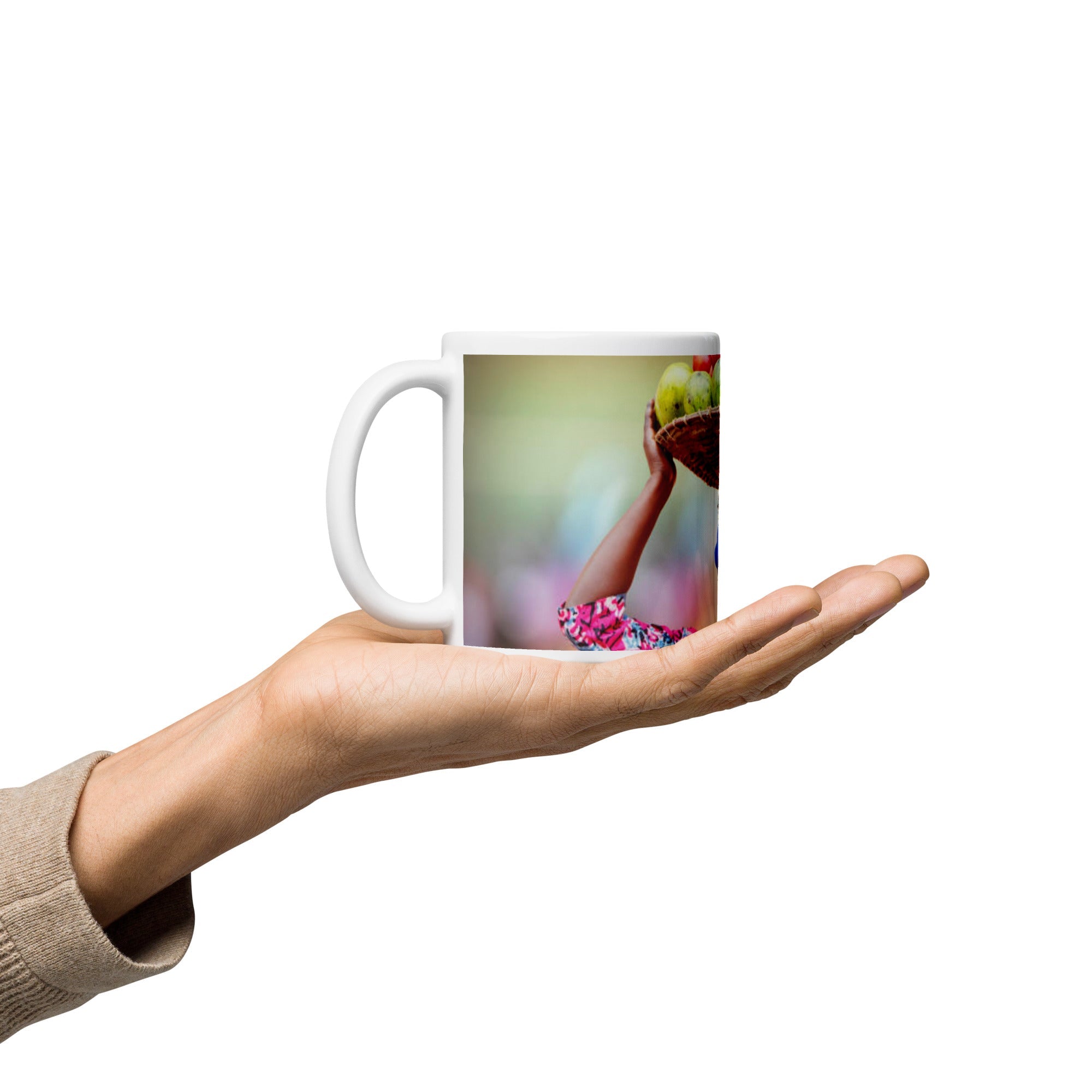 White glossy mug - Divine Janisal Design