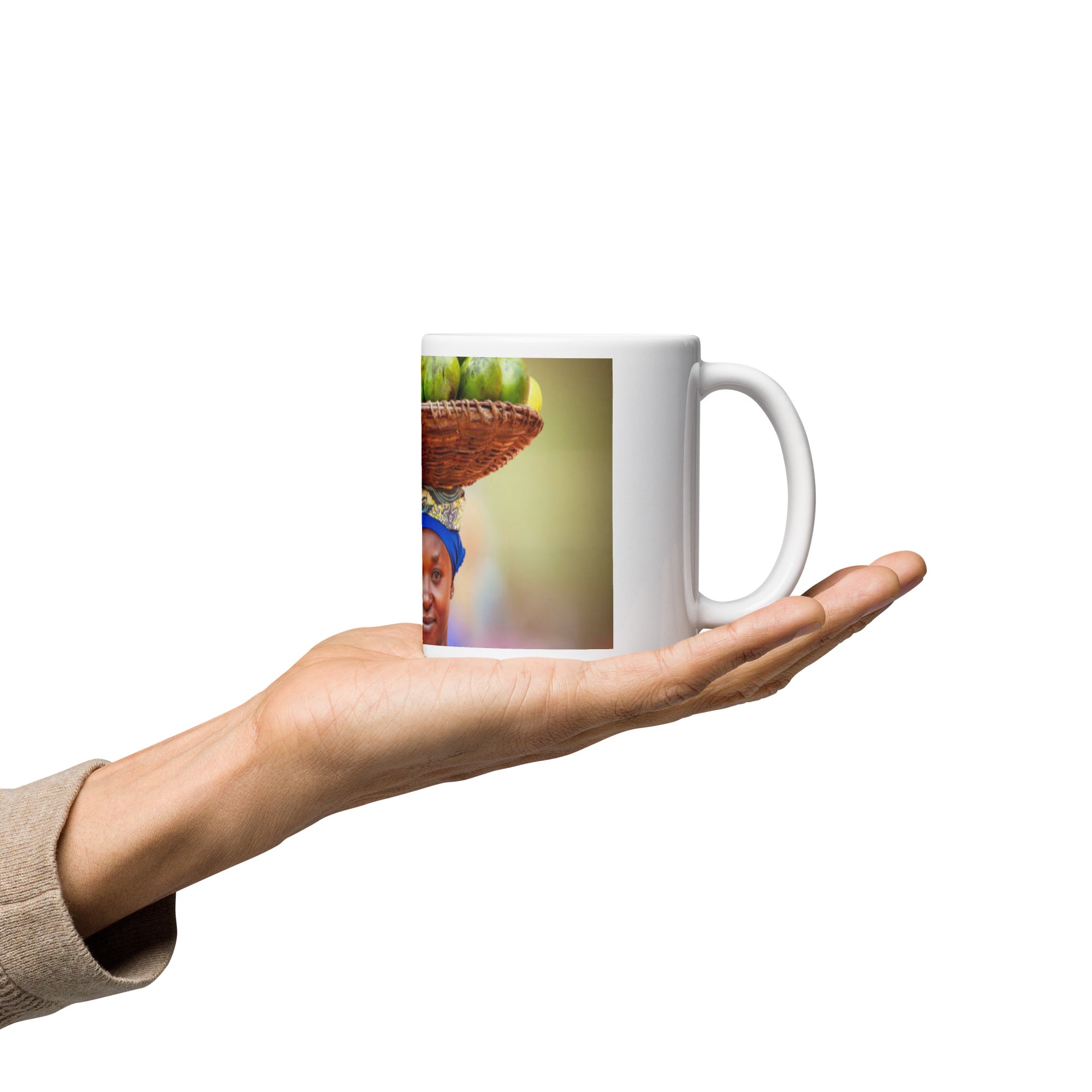 White glossy mug - Divine Janisal Design