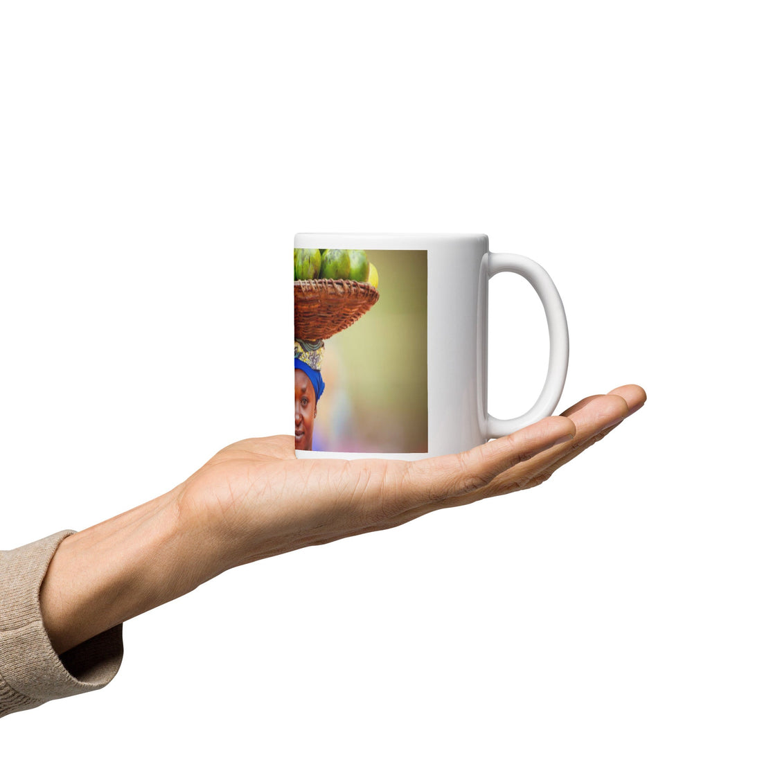 White glossy mug - Divine Janisal Design