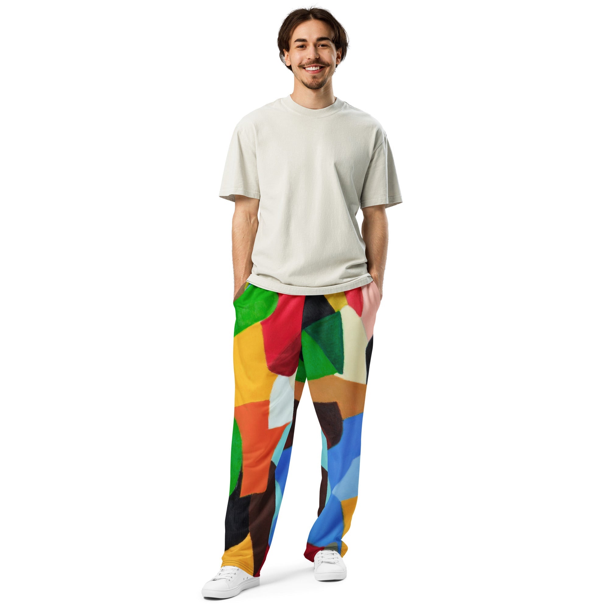 Wide - leg joggers - Divine Janisal Design