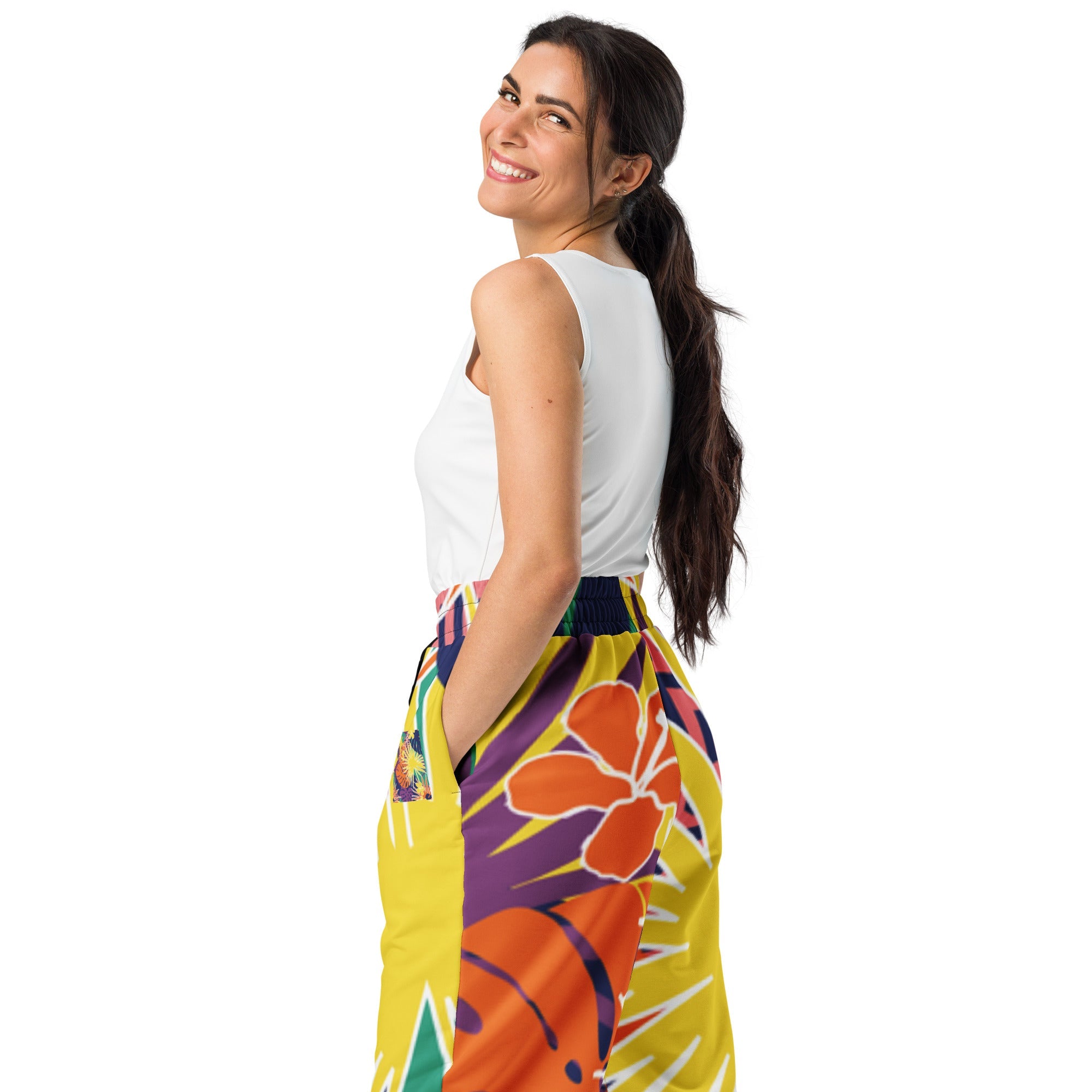 Wide - leg joggers - Divine Janisal Design