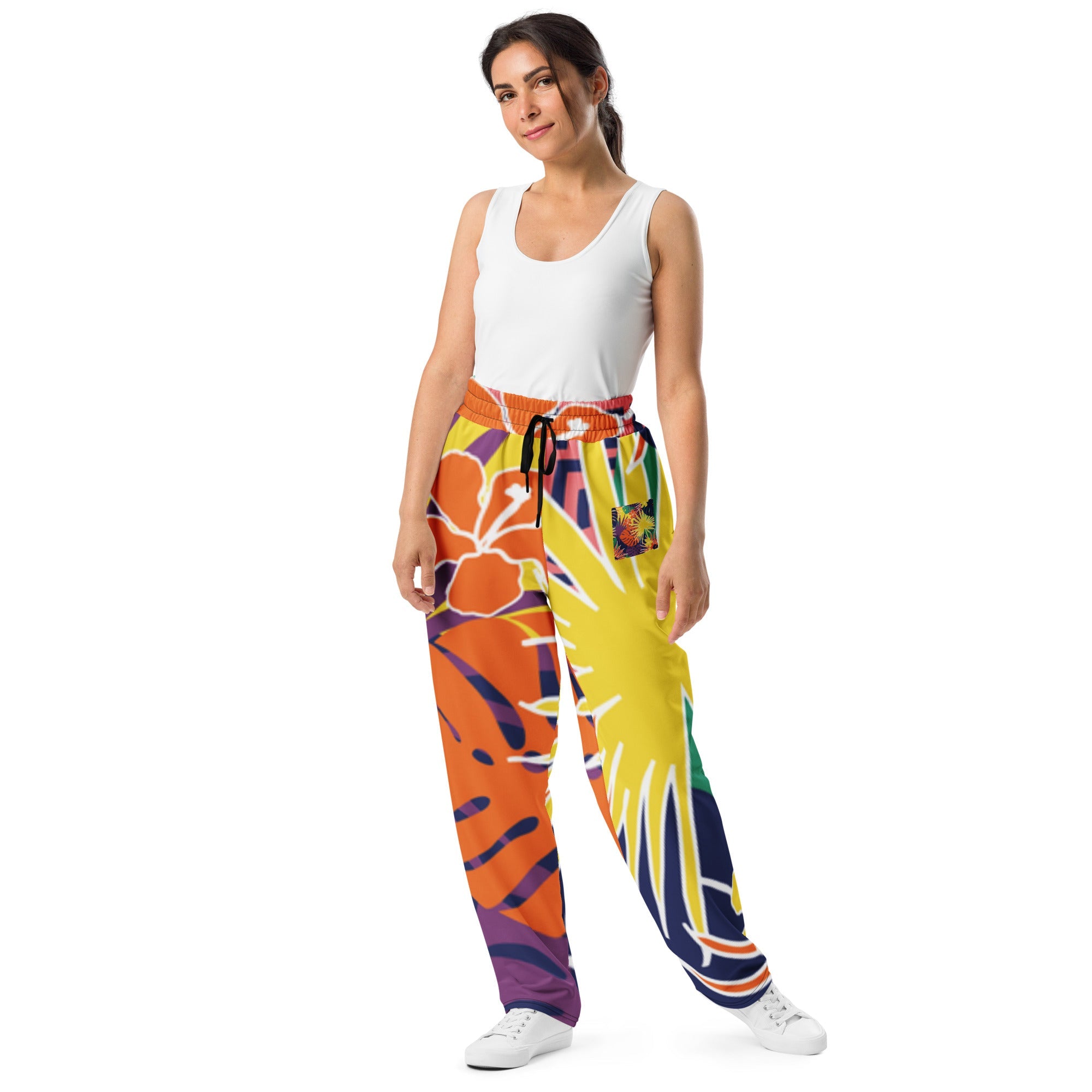 Wide - leg joggers - Divine Janisal Design