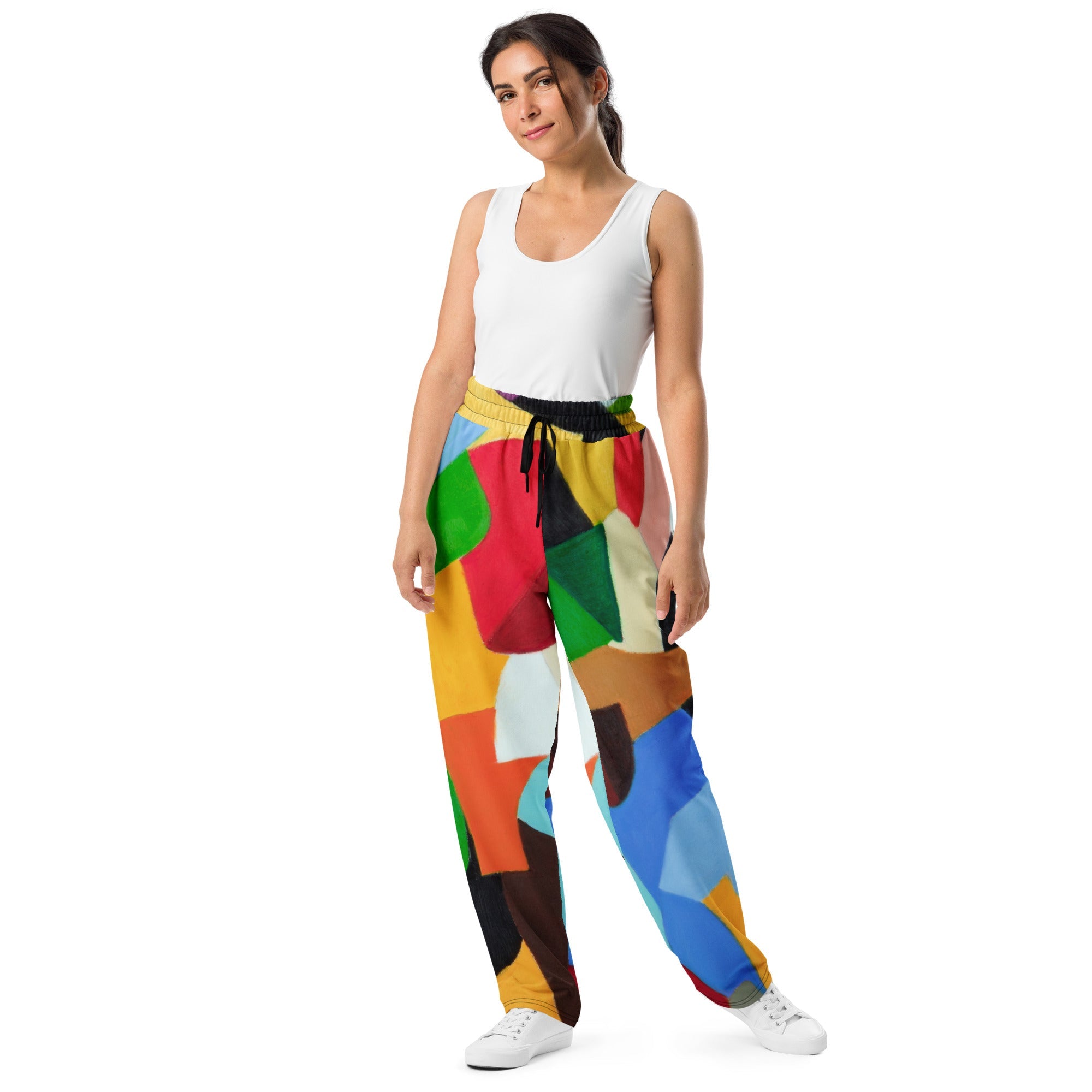 Wide - leg joggers - Divine Janisal Design
