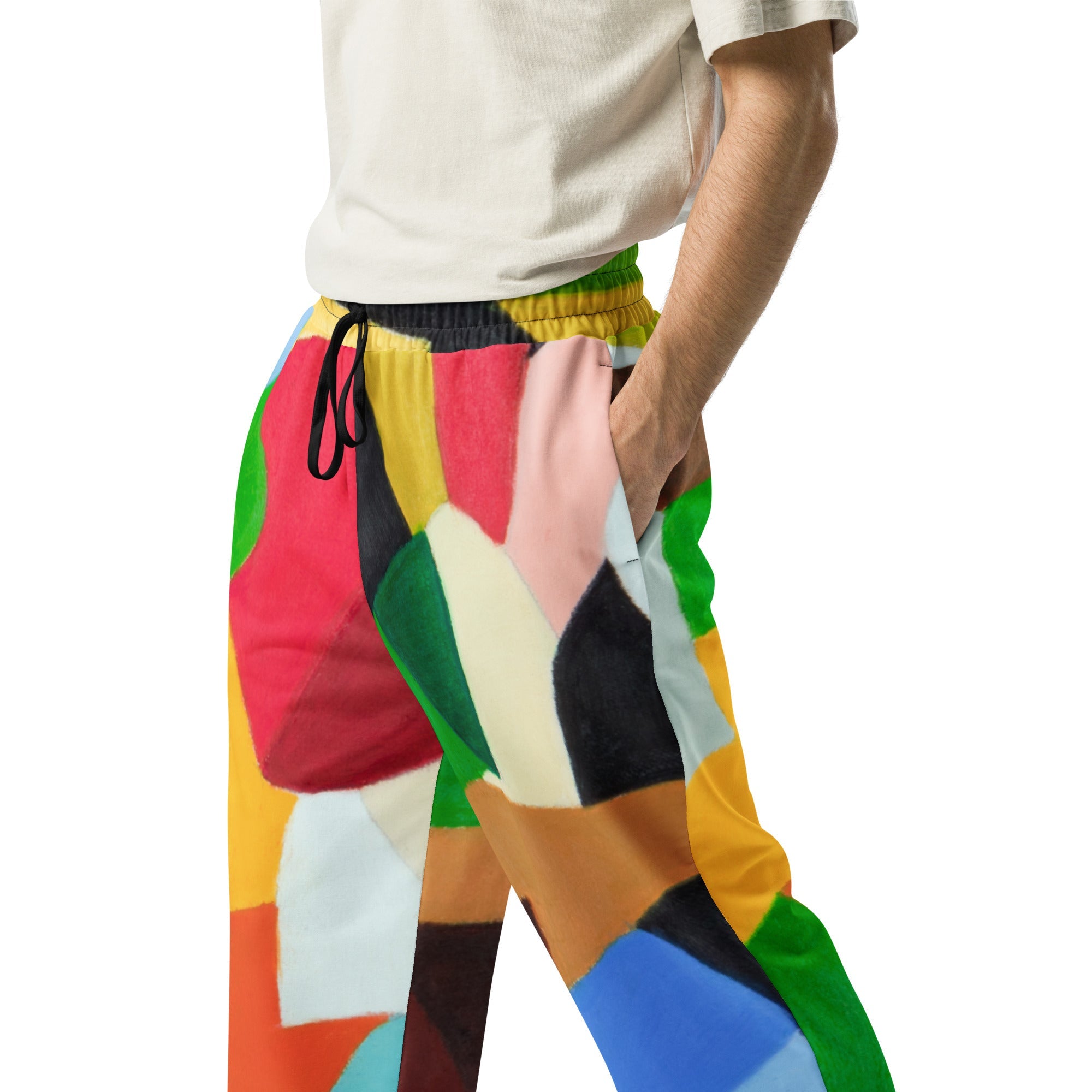 Wide - leg joggers - Divine Janisal Design