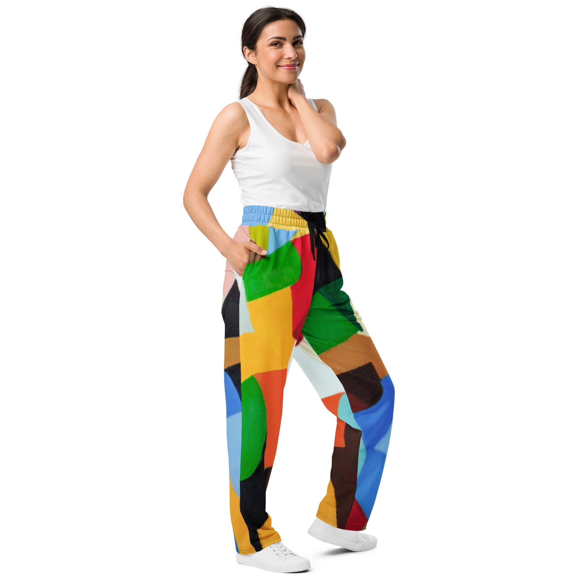 Wide - leg joggers - Divine Janisal Design