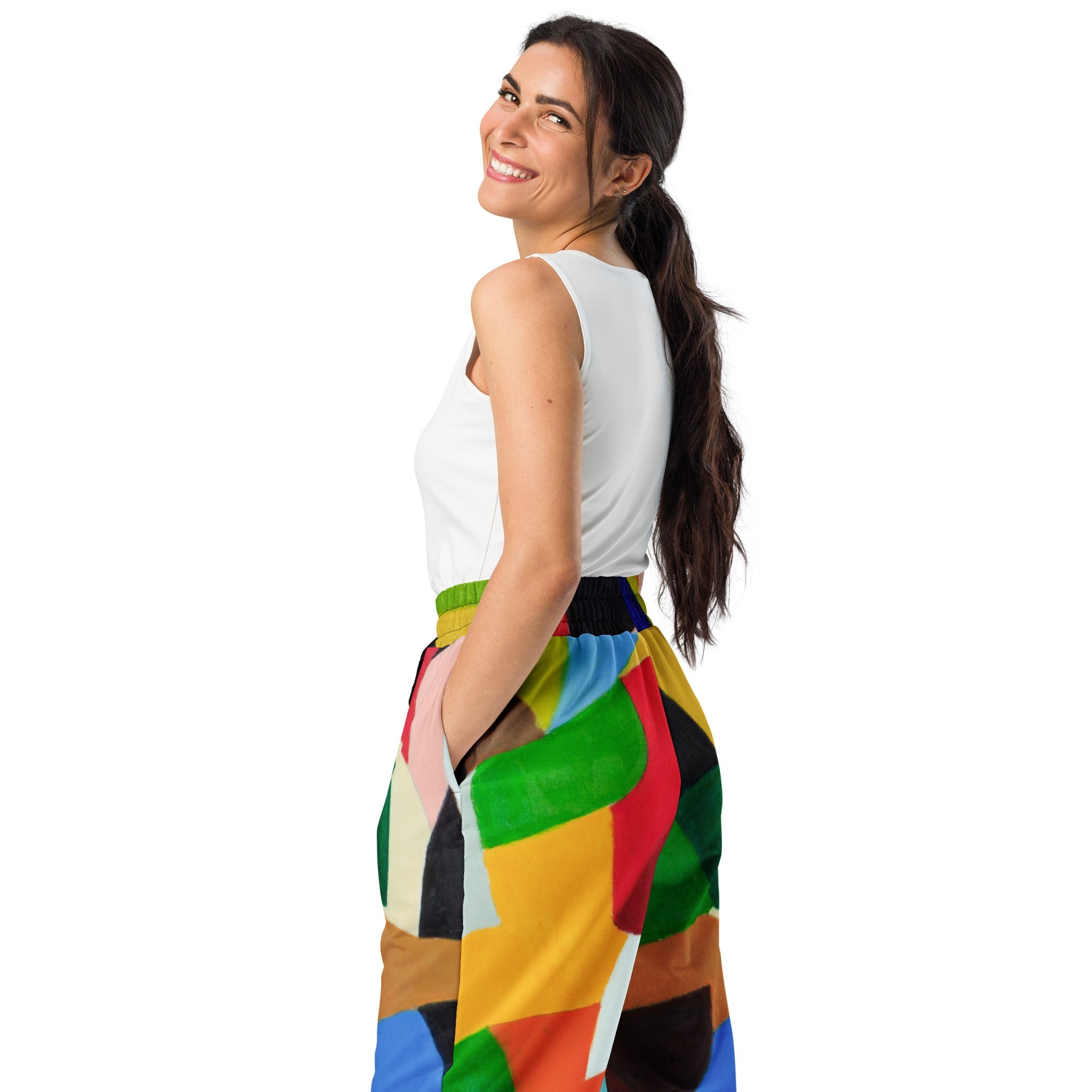 Wide - leg joggers - Divine Janisal Design