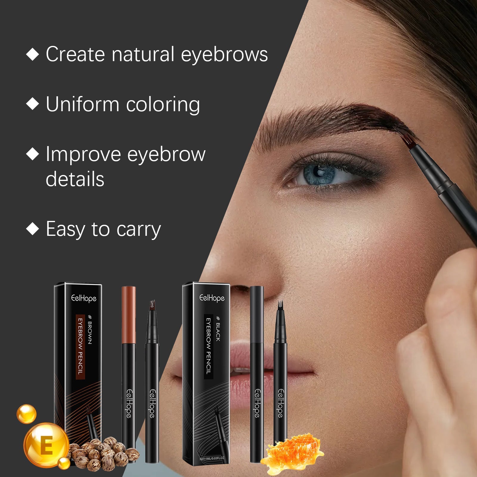 Wild Decoration Exquisite Eyebrow Pencil - Divine Janisal Design