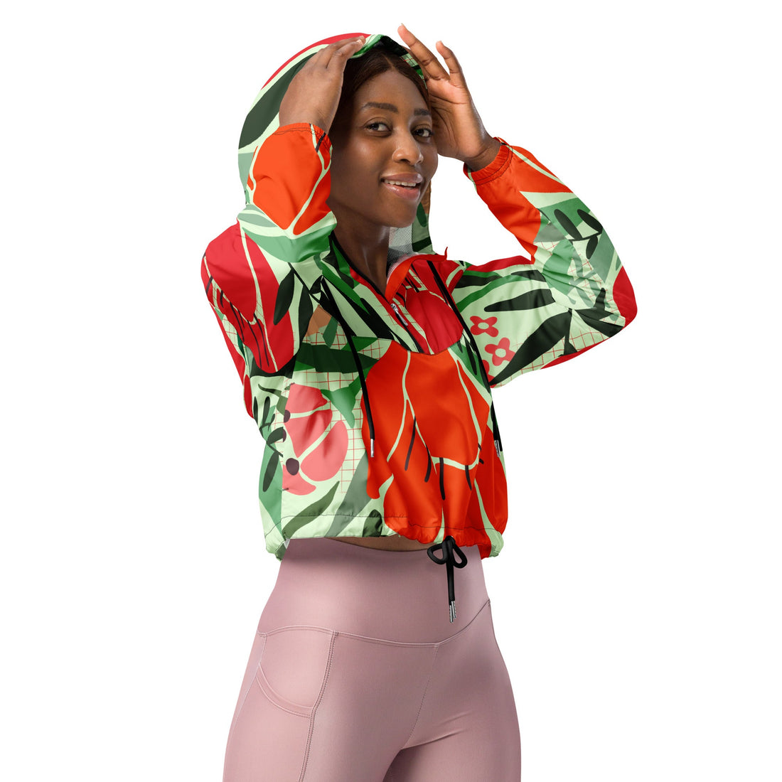 Women’s cropped windbreaker - Divine Janisal Design