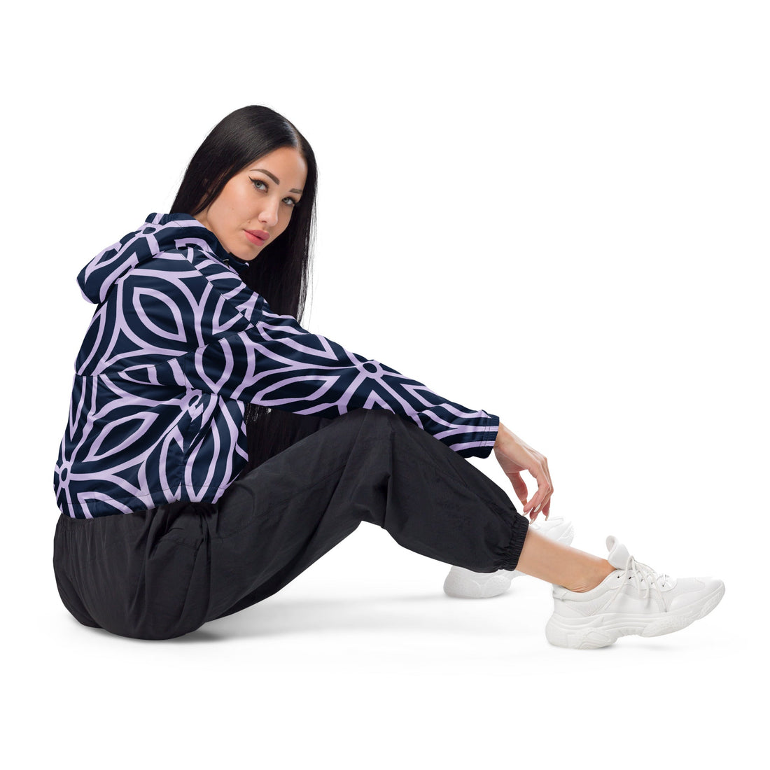 Women’s cropped windbreaker - Divine Janisal Design