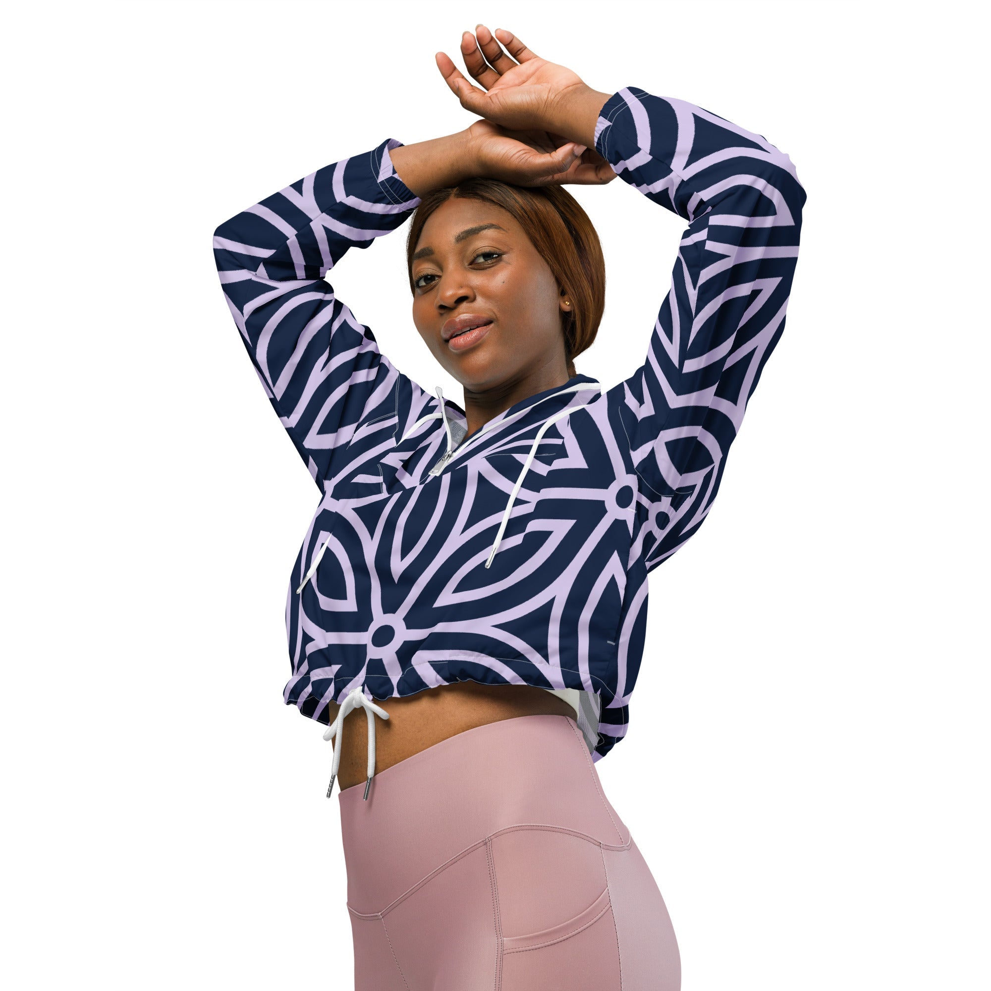 Women’s cropped windbreaker - Divine Janisal Design